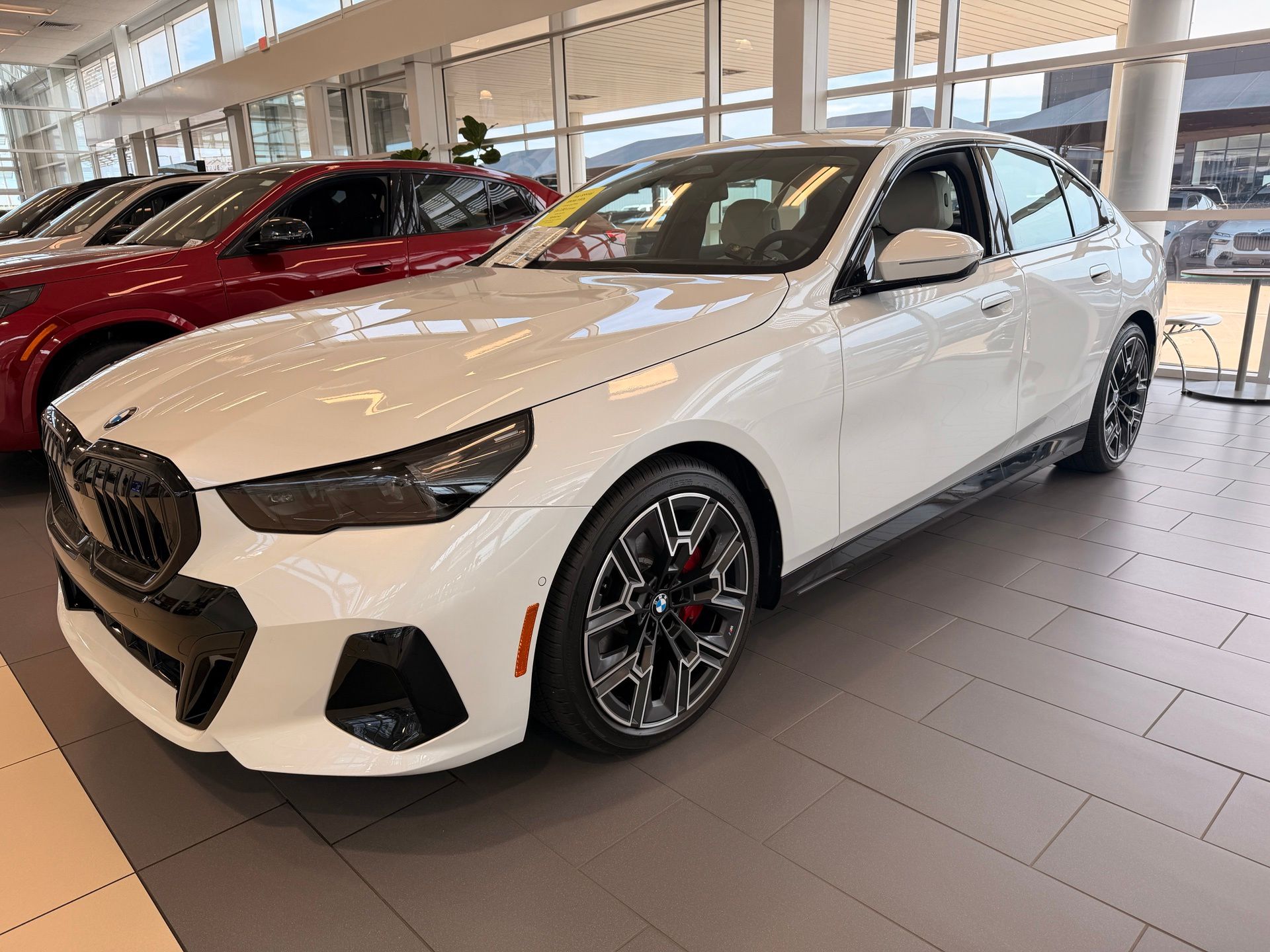 Mineral White Metallic 2026 BMW 5 Series Sedan All-Wheel Drive 8-Speed Automatic