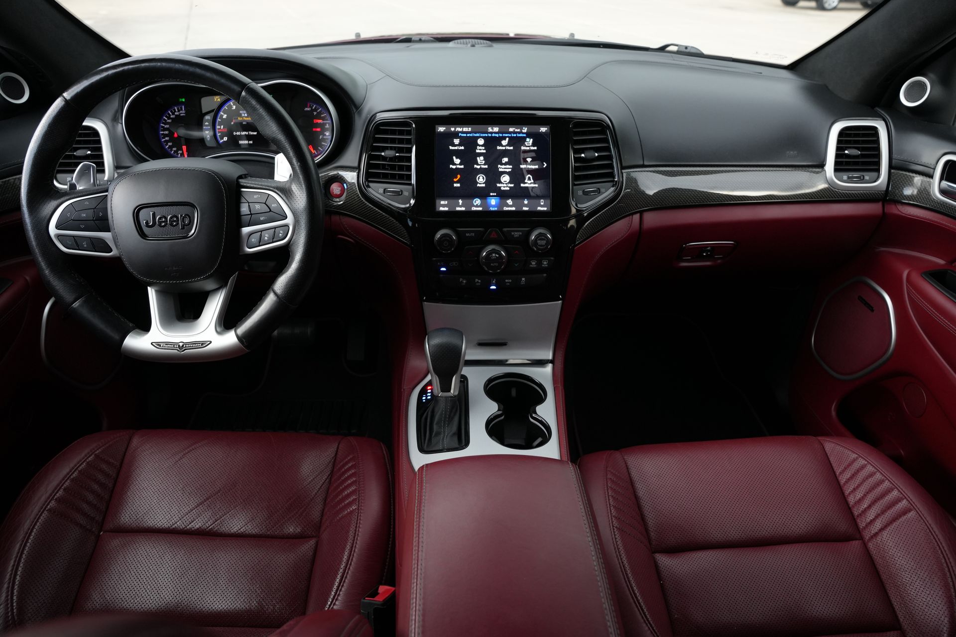 2019 Jeep Grand Cherokee Trackhawk Red at Autostrade