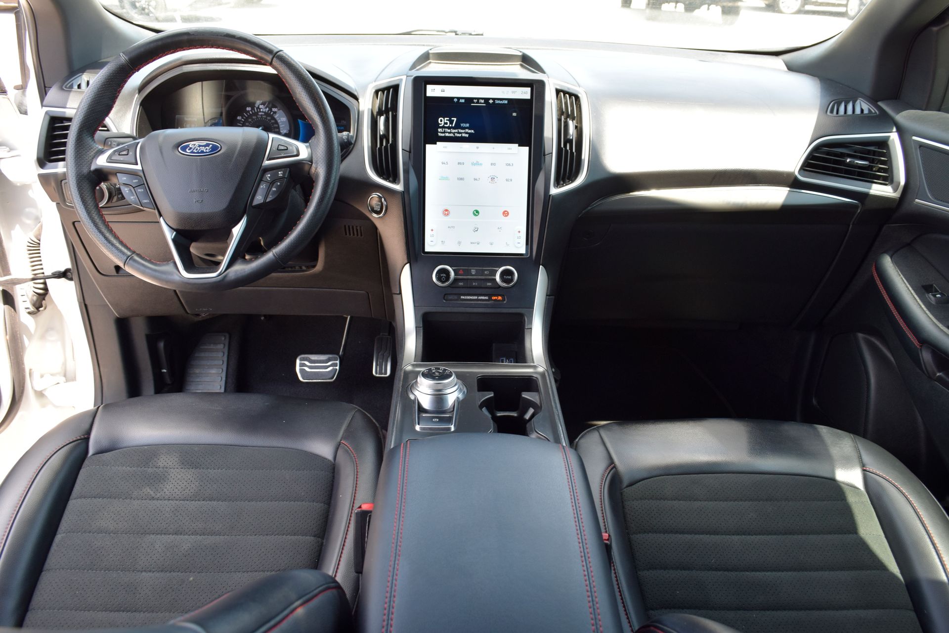 2023 Ford Edge ST Line White at DeMontrond Ford