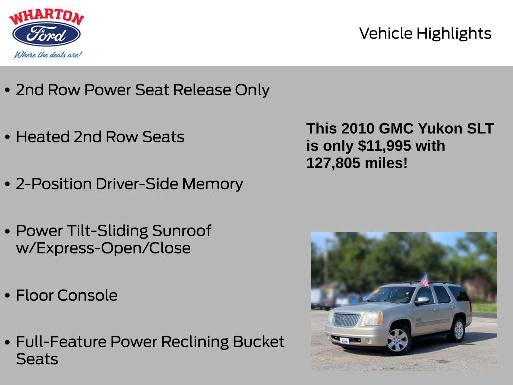 2010 GMC Yukon SLT - 10