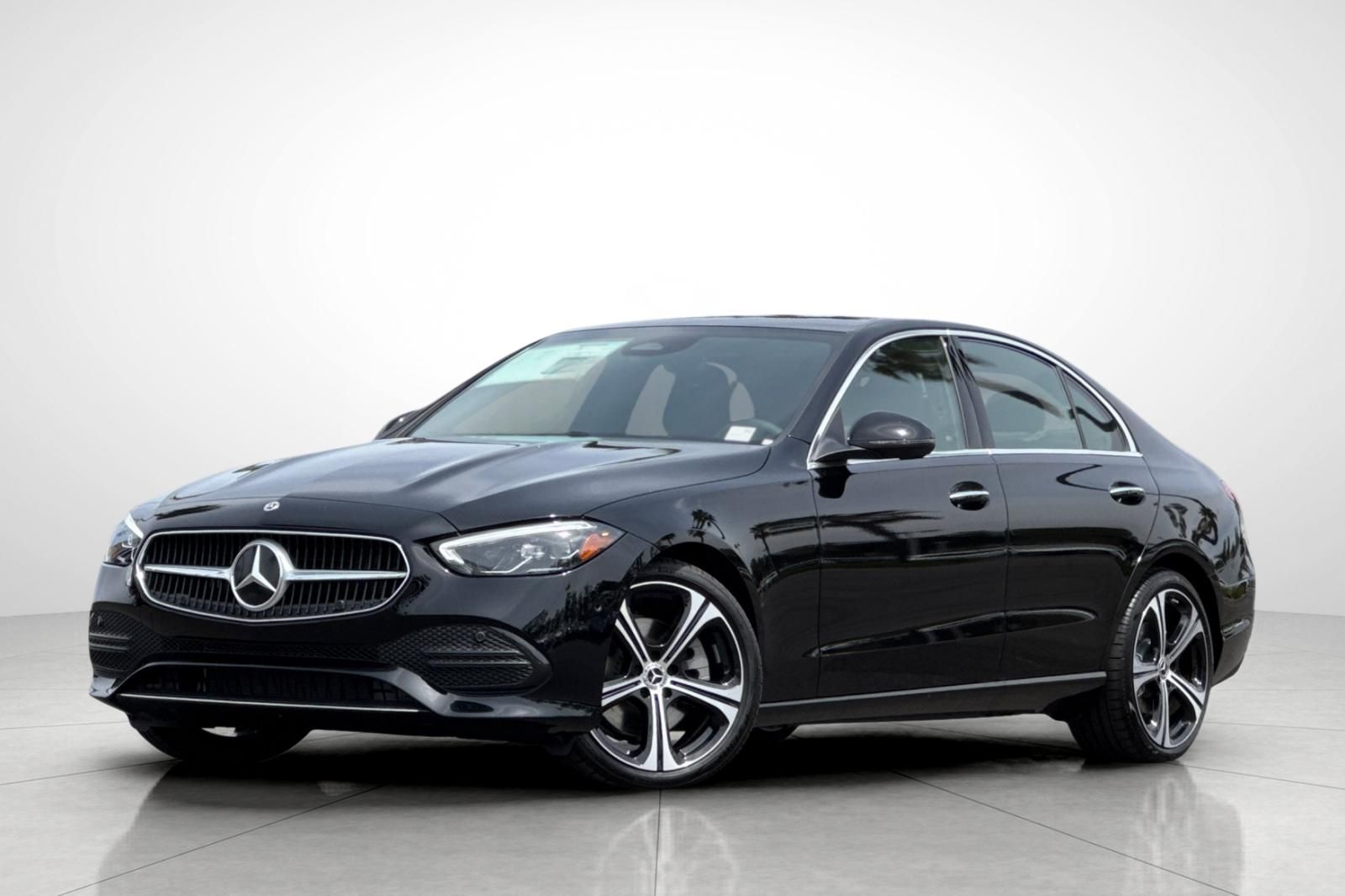 Black 2026 Mercedes-Benz C-Class Sedan Rear-Wheel Drive 9-Speed Automatic