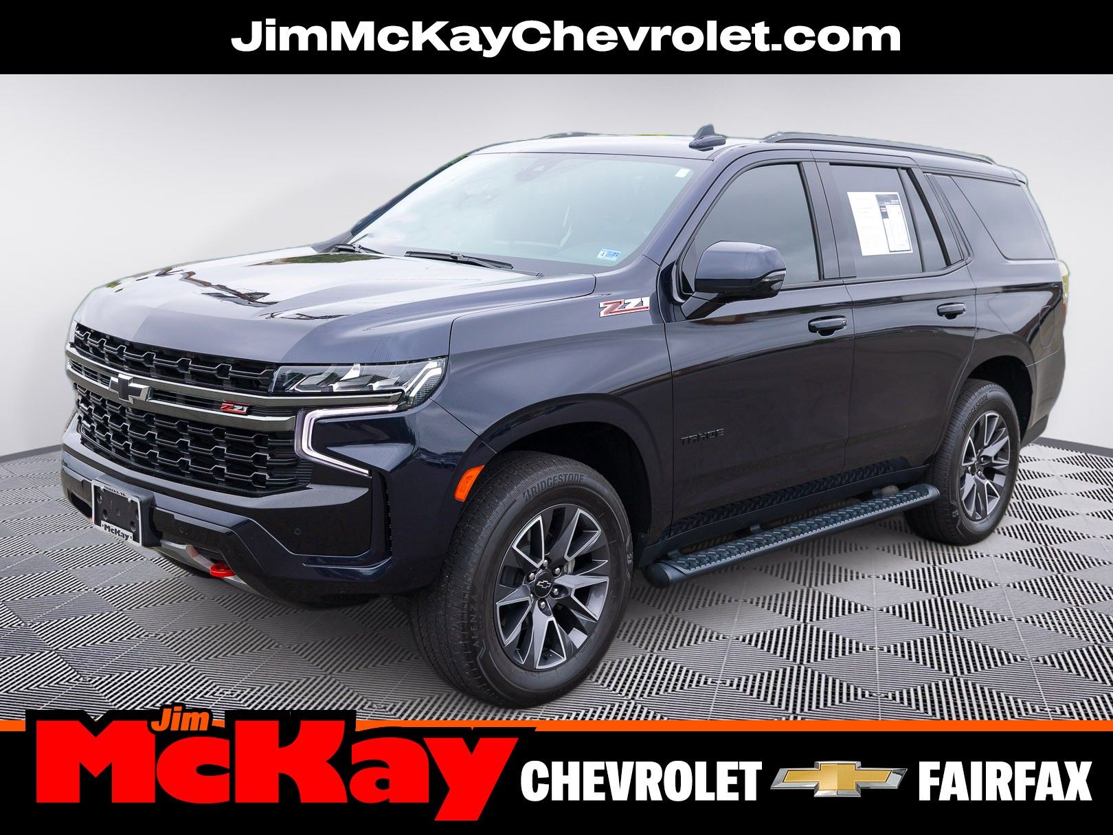 Midnight Blue Metallic 2021 Chevrolet Tahoe Z71 4WD SUV / Crossover Four-Wheel Drive