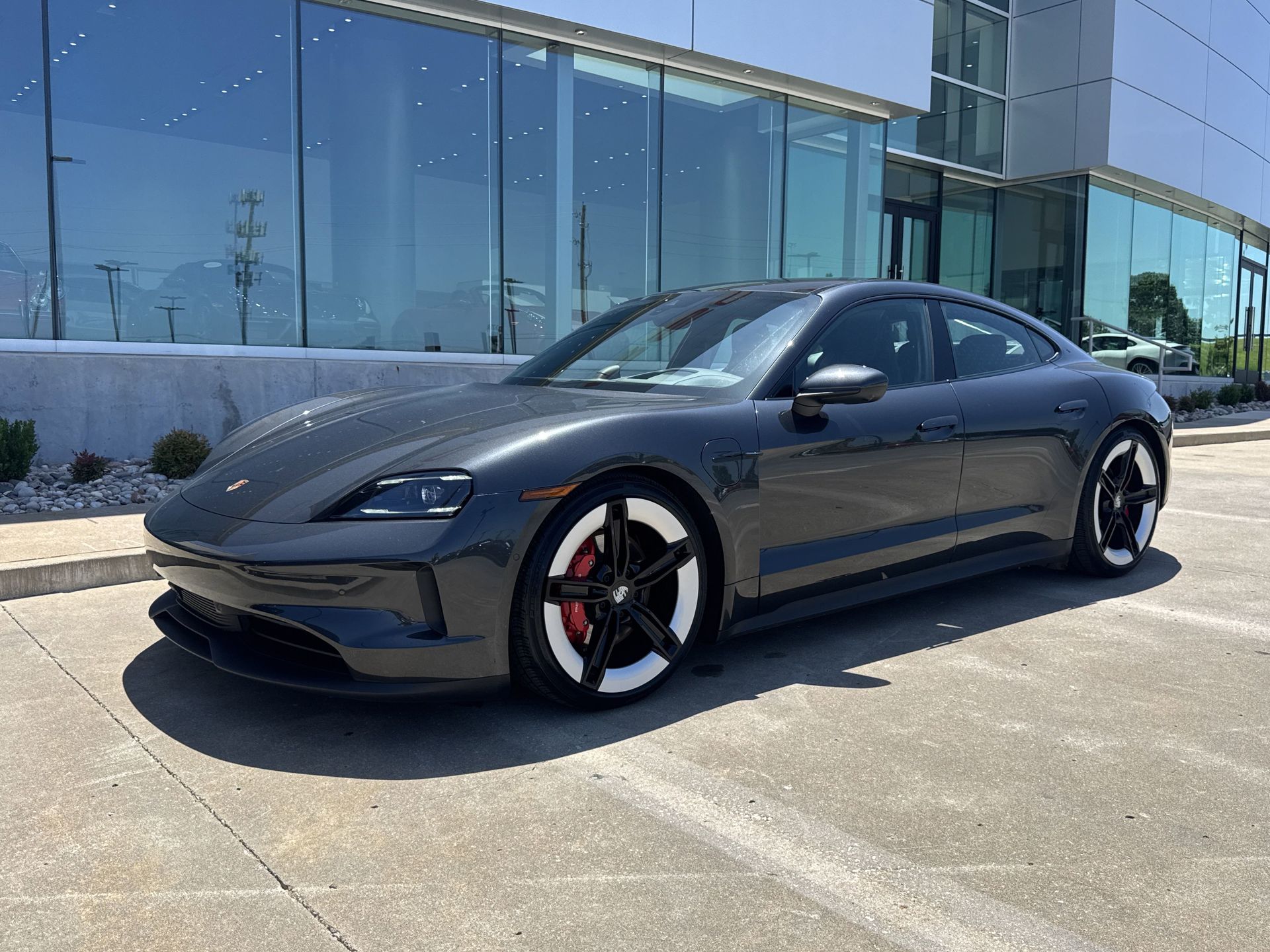 Gray 2025 Porsche Taycan 2-Speed Automatic