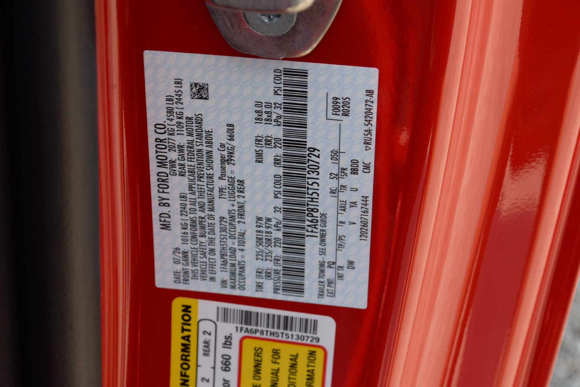 2026 Ford Mustang EcoBoost Red at EAG Ford Navasota