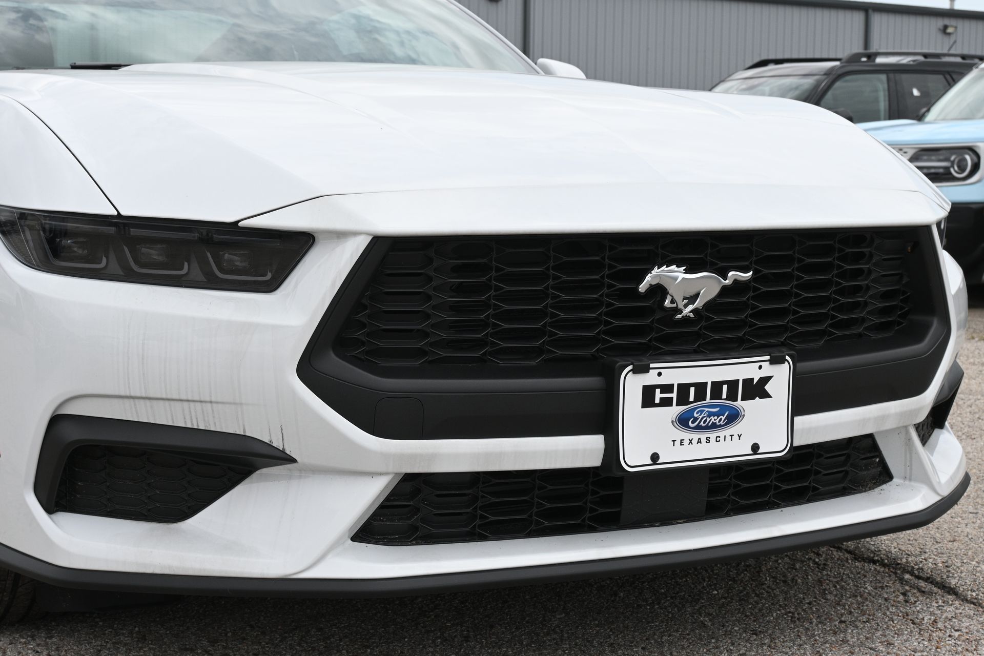 2026 Ford Mustang EcoBoost White at Wharton Ford