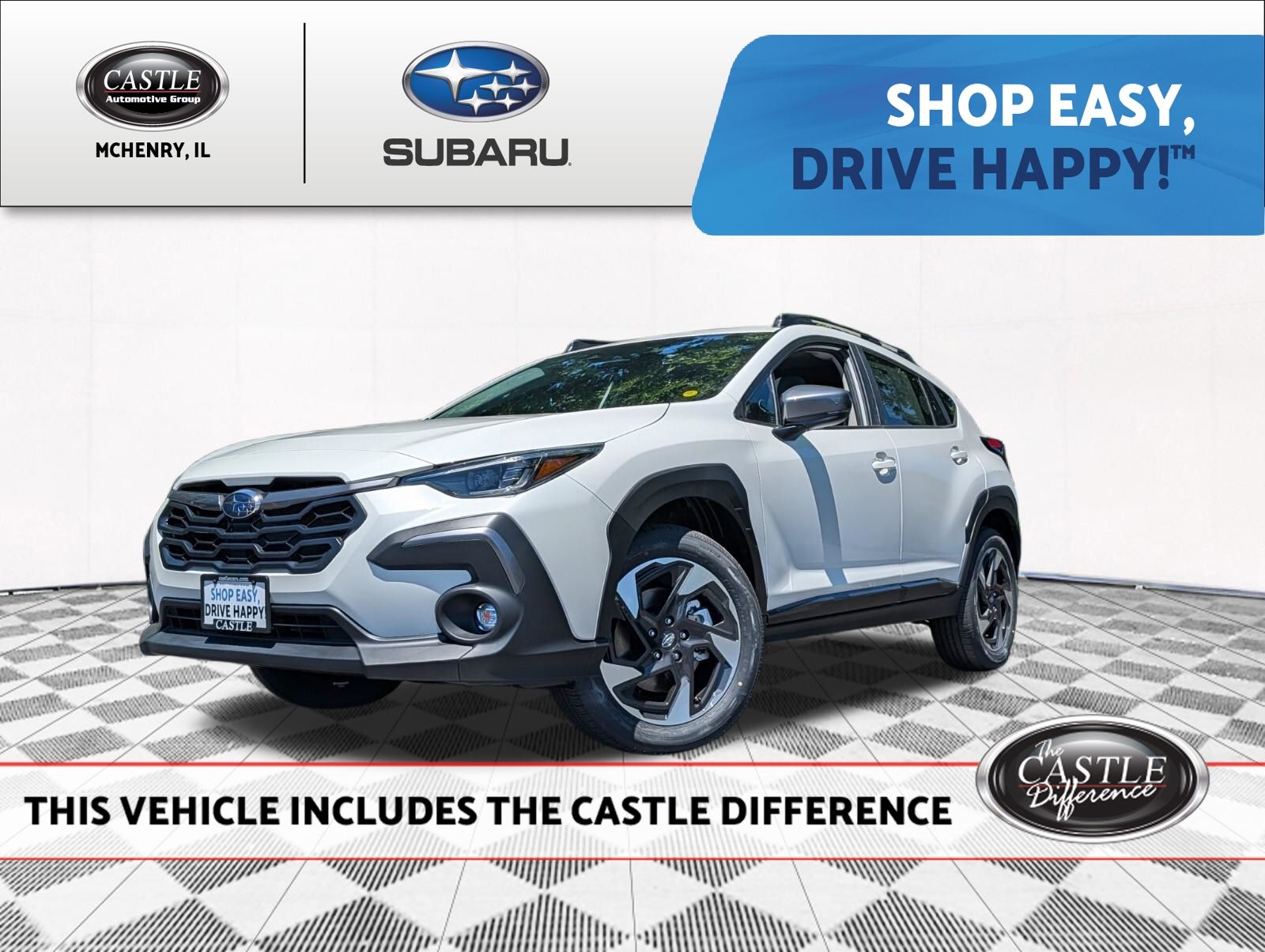 Crystal White Pearl 2026 Subaru Crosstrek SUV / Crossover All-Wheel Drive Continuously Variable Transmission