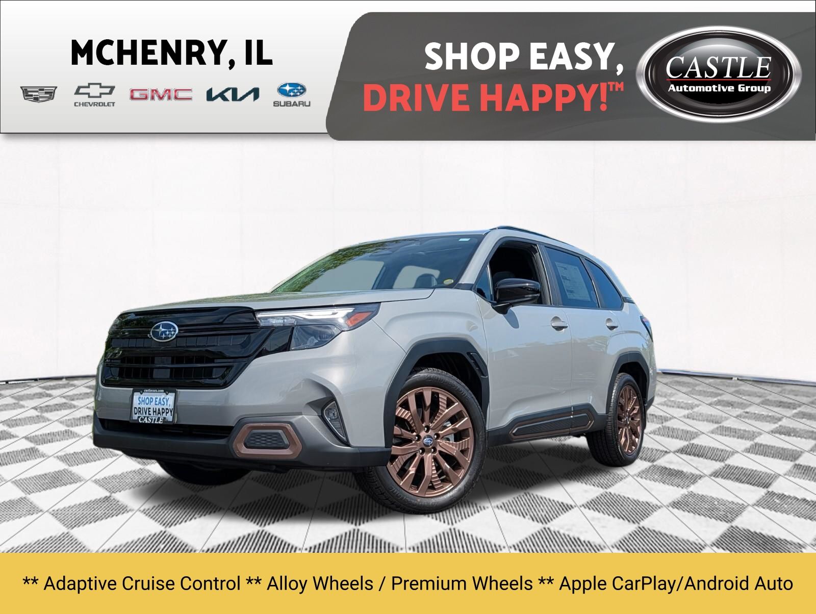 River Rock Pearl 2026 Subaru Forester SUV / Crossover All-Wheel Drive Continuously Variable Transmission