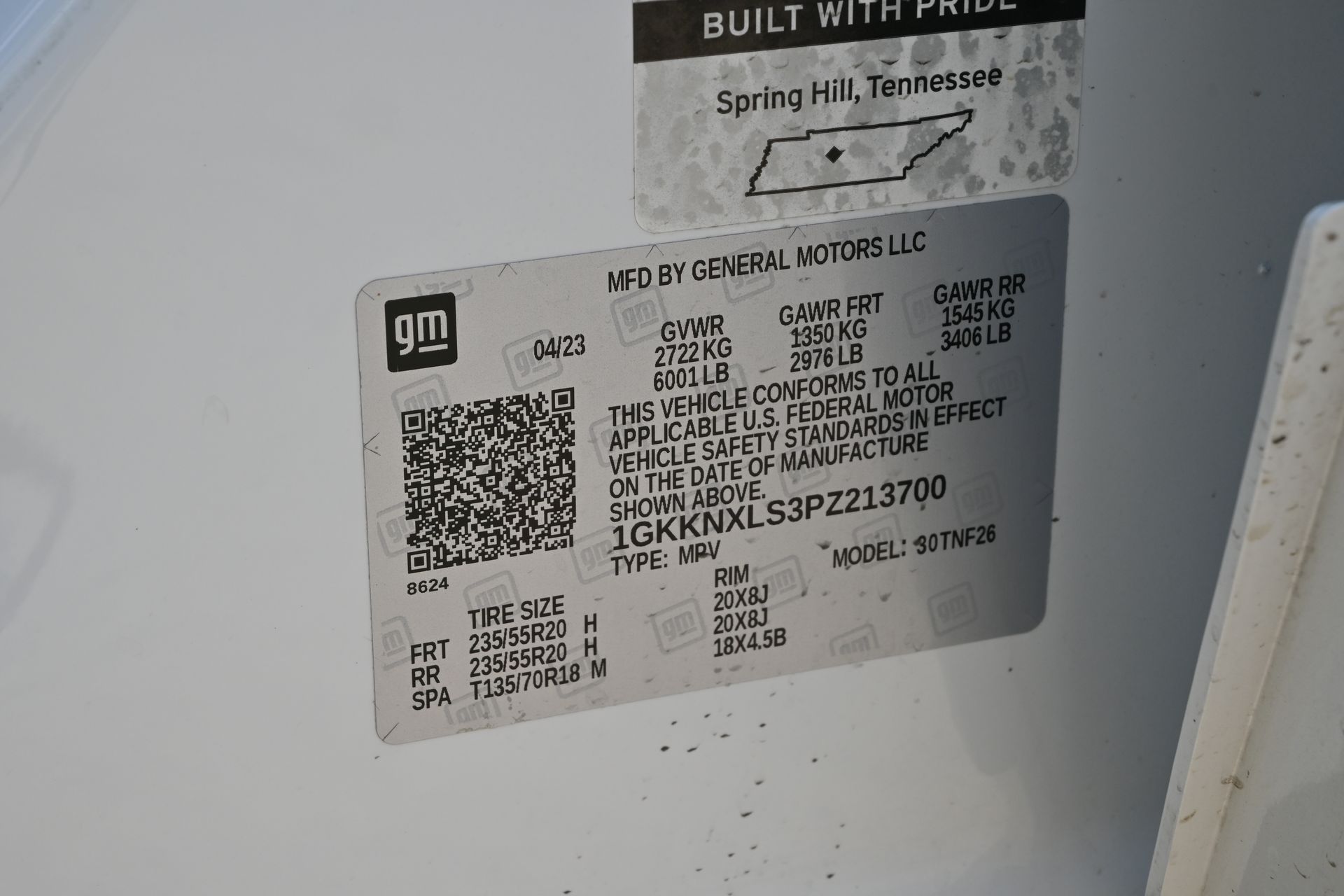 2023 GMC Acadia Denali White at Bayway Cadillac of The Woodlands