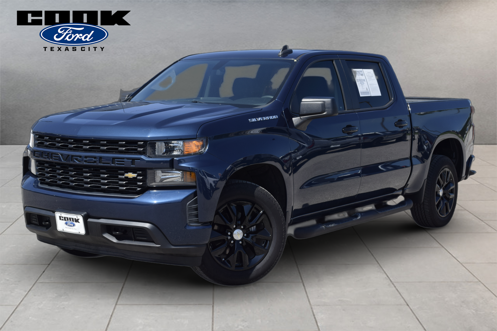 2020 Chevrolet Silverado 1500 Custom Blue at DeMontrond Auto Country