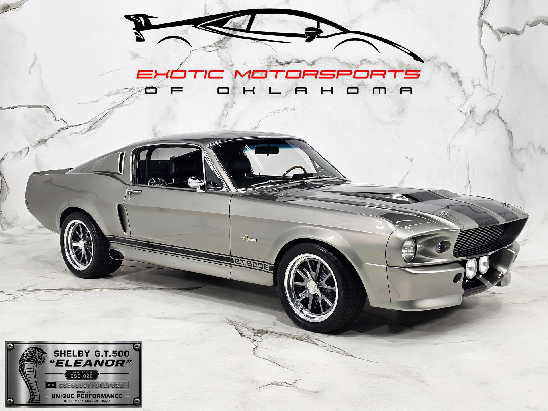 Gray 1968 Ford Mustang Coupe Manual