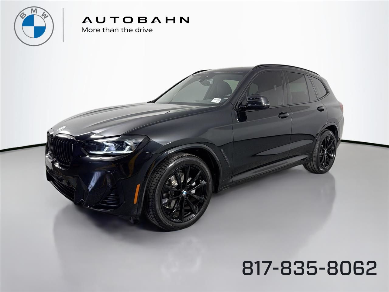 Black Sapphire Metallic 2024 BMW X3 xDrive30i AWD SUV / Crossover All-Wheel Drive 8-Speed Automatic