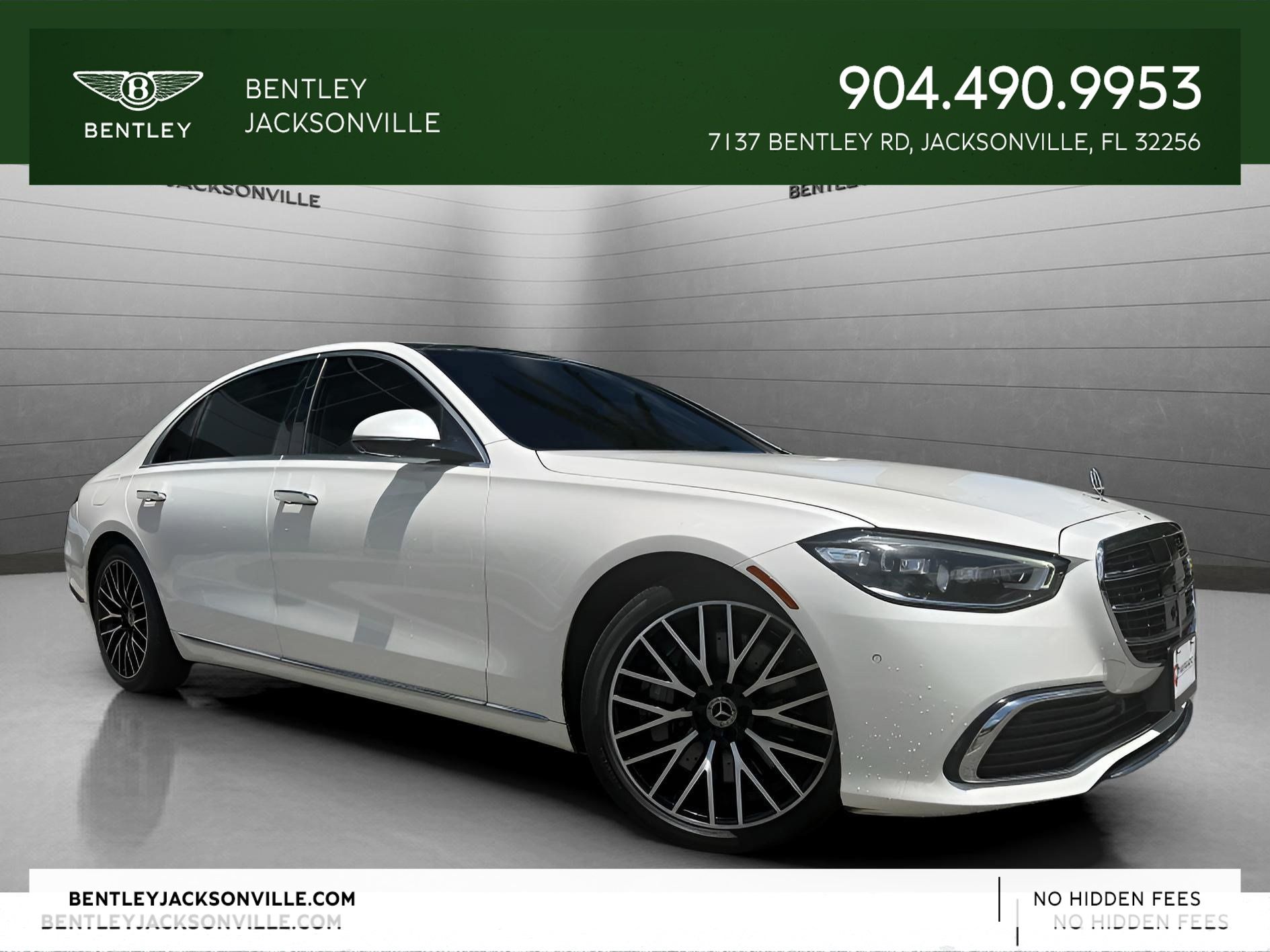 MANUFAKTUR Diamond White 2022 Mercedes-Benz S-Class Sedan All-Wheel Drive 9-Speed Automatic