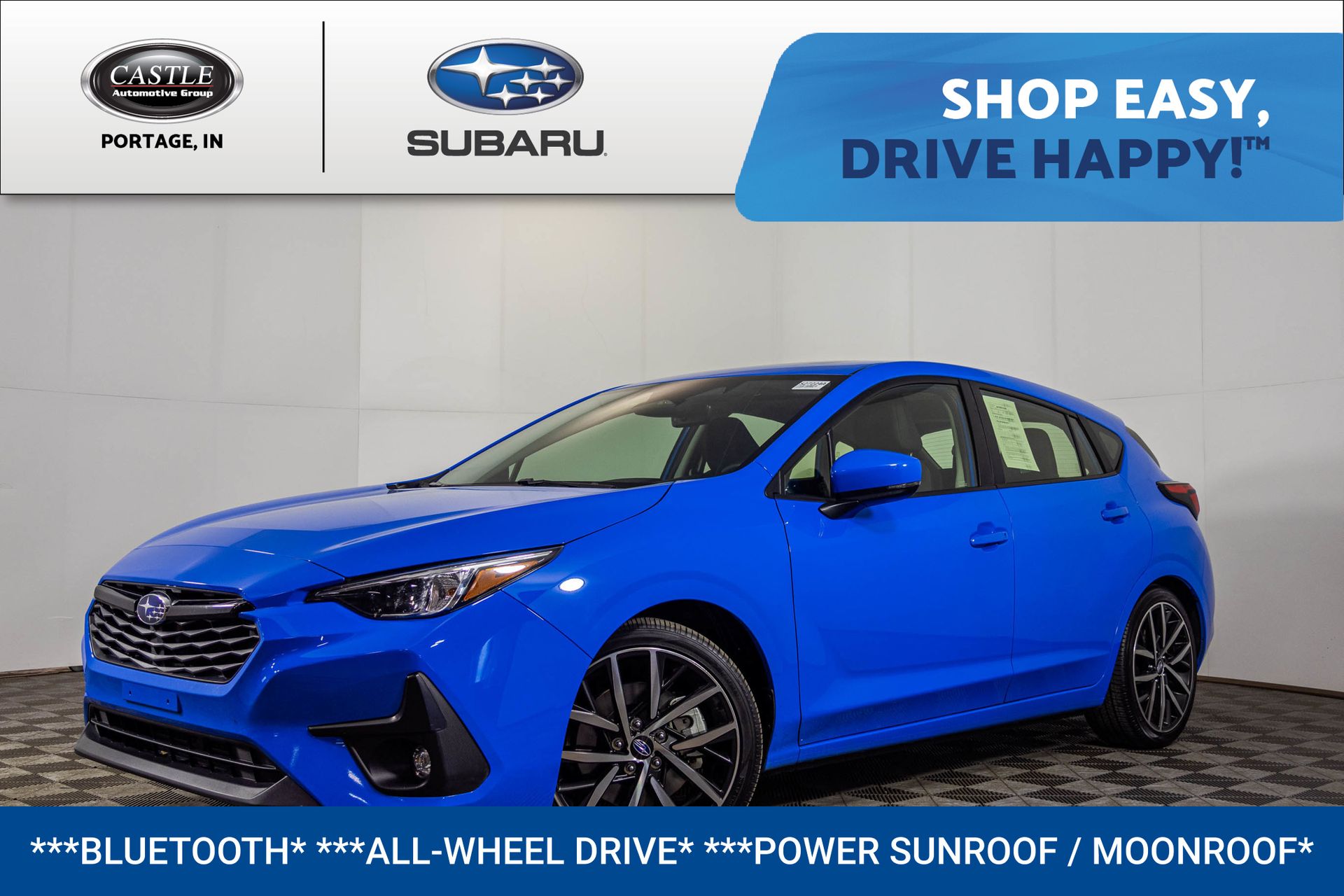 Oasis Blue Pearl 2025 Subaru Impreza Sport AWD Wagon All-Wheel Drive Continuously Variable Transmission