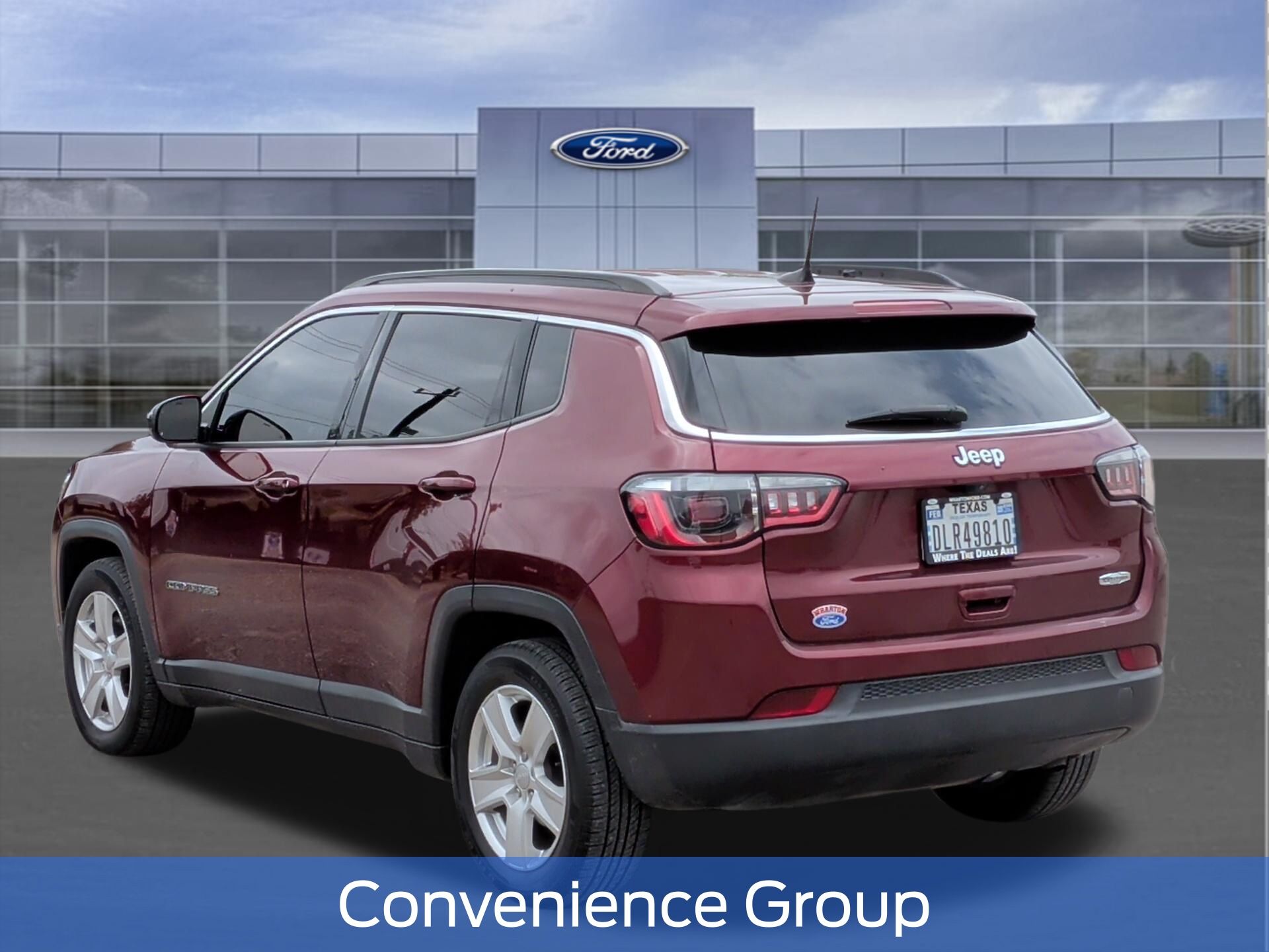 2022 Jeep Compass Latitude Red at AutoSavvy Houston Northwest
