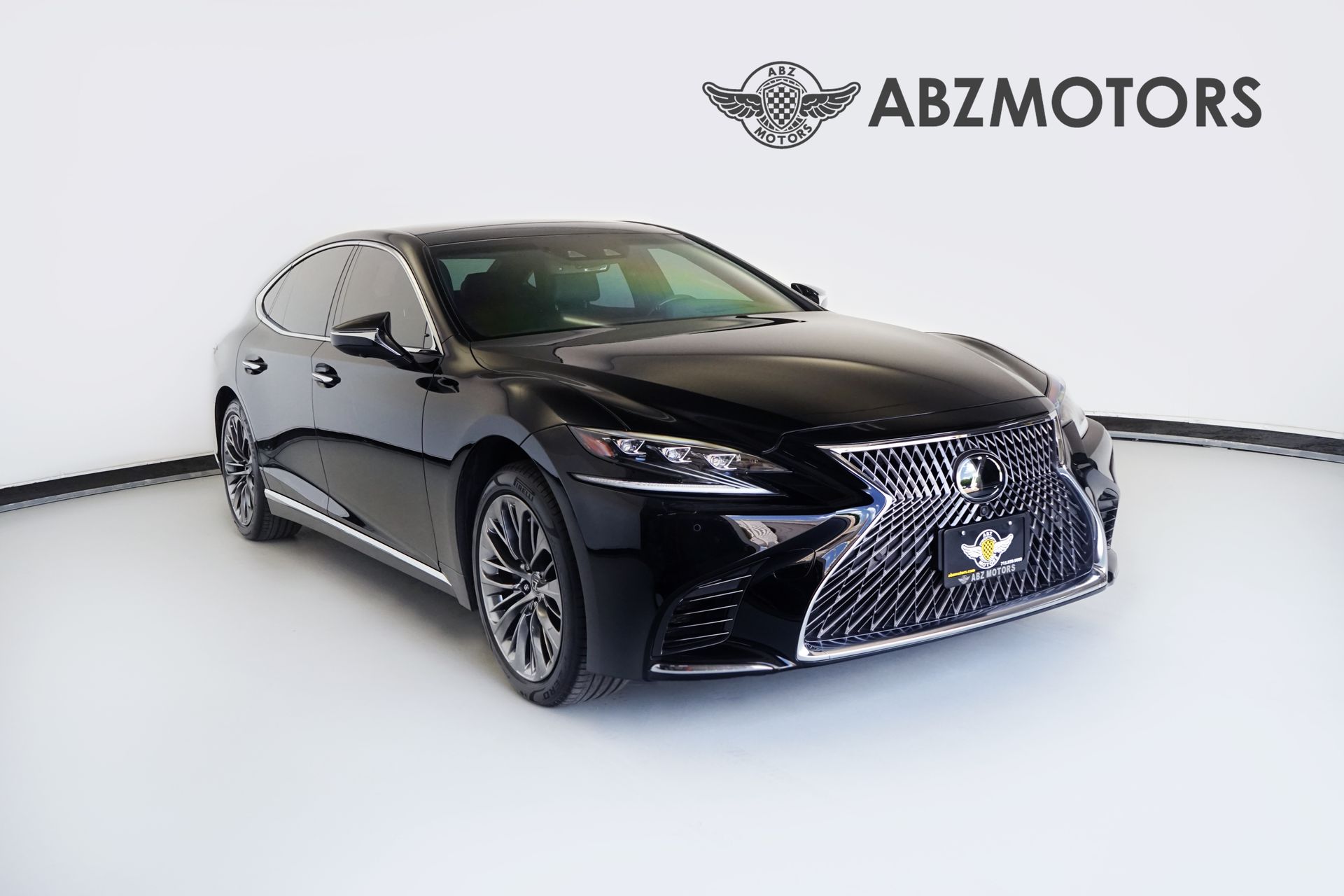 Black 2019 Lexus LS Sedan All-Wheel Drive Automatic