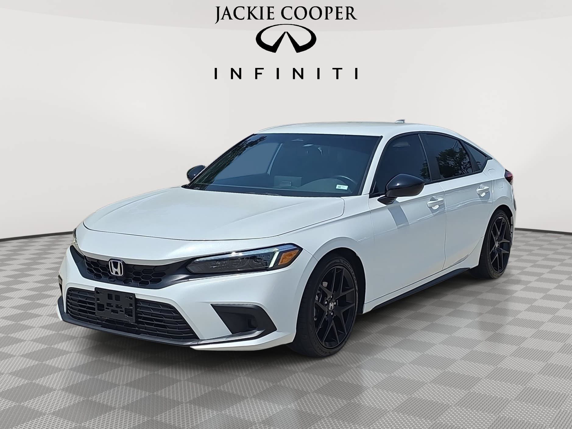 Platinum White Pearl 2024 Honda Civic Hatchback Hatchback Front-Wheel Drive Continuously Variable Transmission