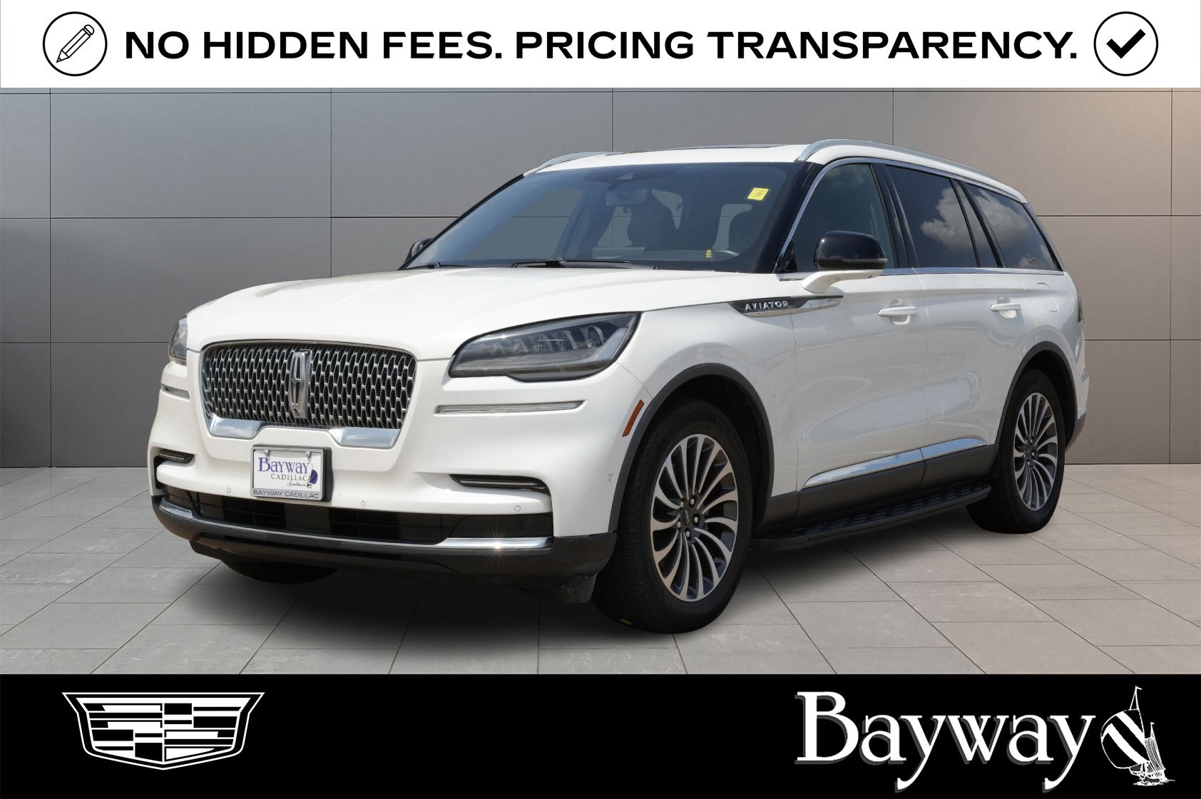 2023 Lincoln Aviator Reserve White at Genesis of Spring