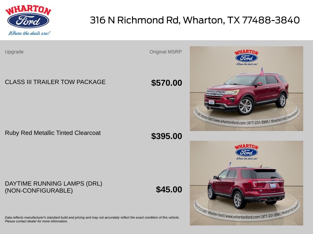 2019 Ford Explorer Limited - 1