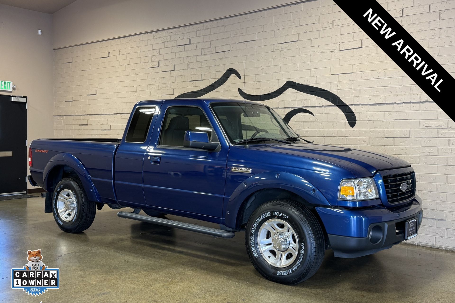 Vista Blue Clearcoat Metallic 2008 Ford Ranger Pickup Truck 4X2 5-Speed Manual Overdrive