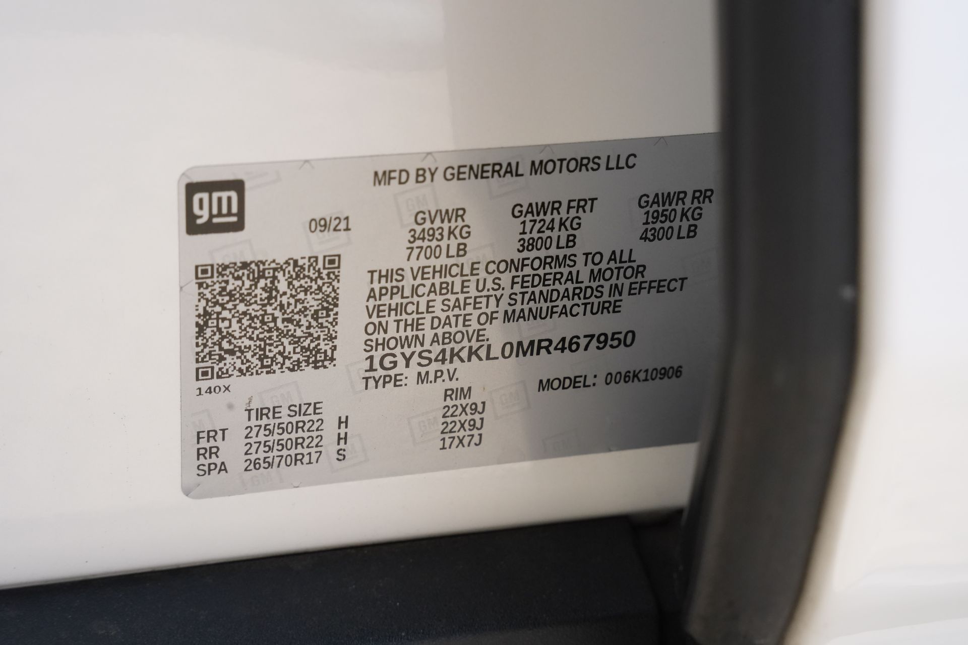 2021 Cadillac Escalade ESV Premium White at DeMontrond Automotive Group