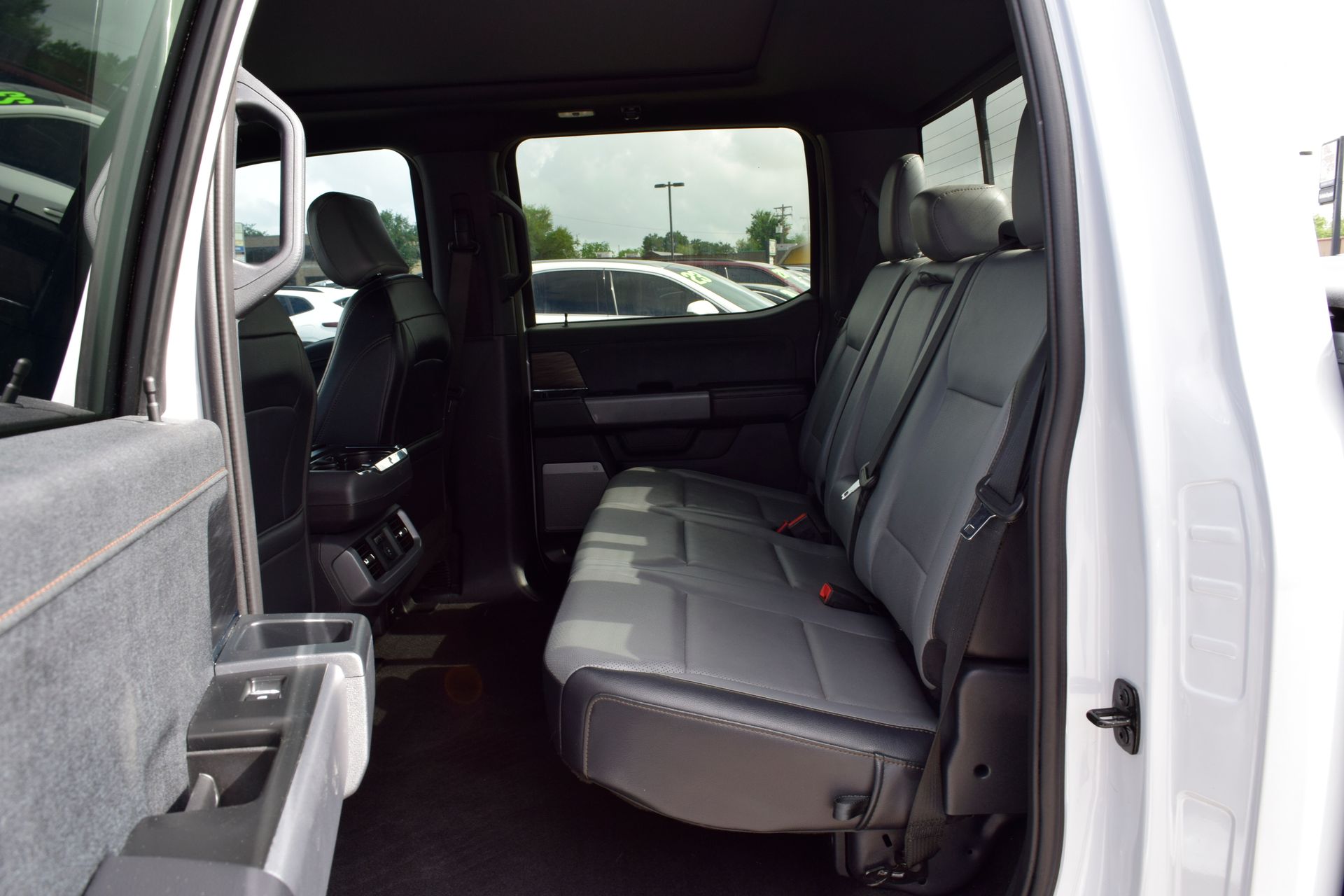 2025 Ford F-150 Lightning Lariat White at DeMontrond Ford