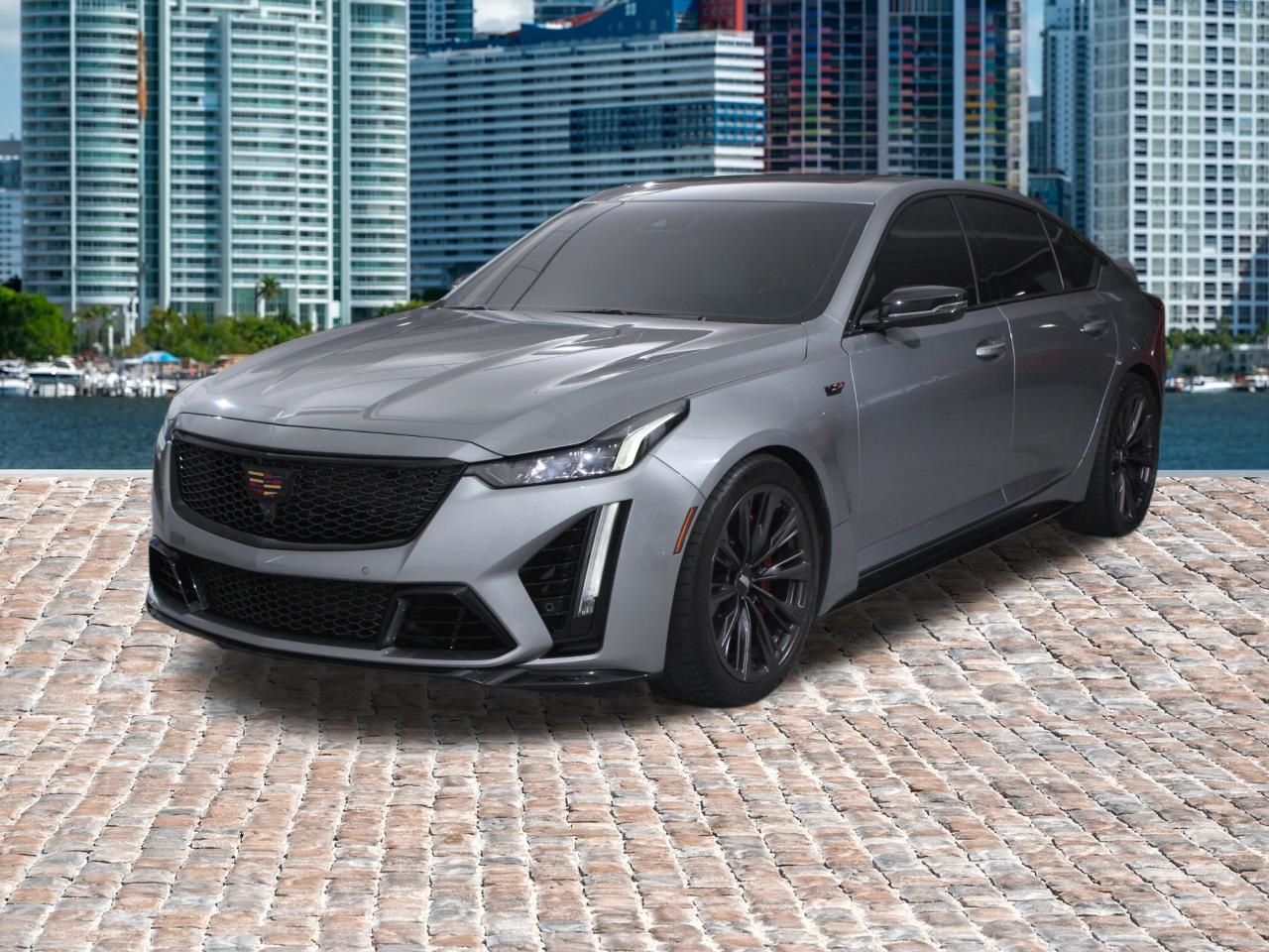 Argent Silver Metallic 2023 Cadillac CT5-V Blackwing Sedan Rear-Wheel Drive 6-Speed Manual