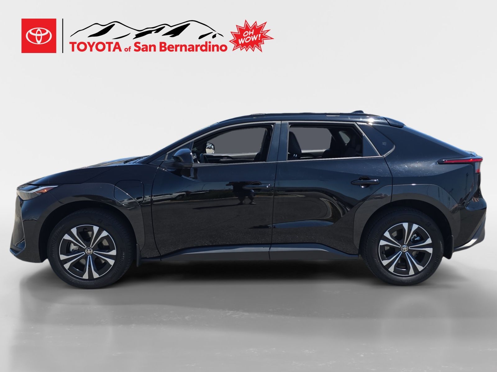 Used 2025 Toyota bZ4X XLE with VIN JTMAAAAA4SA073898 for sale in San Bernardino, CA