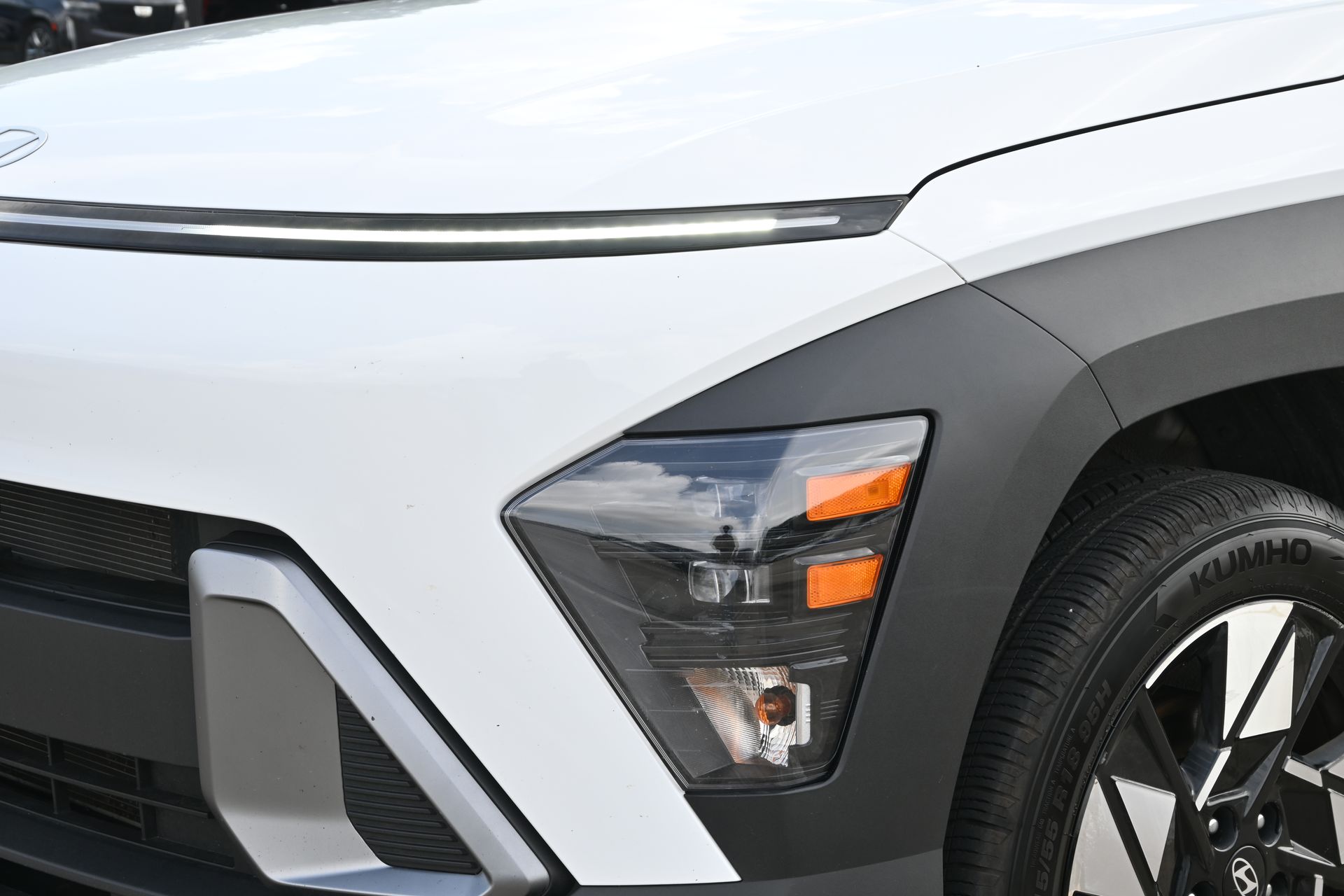 2025 Hyundai Kona SEL White at Baytown Hyundai
