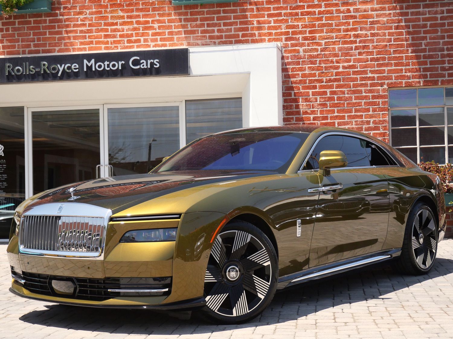 Green (Chartreuse) 2024 Rolls-Royce Spectre Coupe All-Wheel Drive 1-Speed Automatic