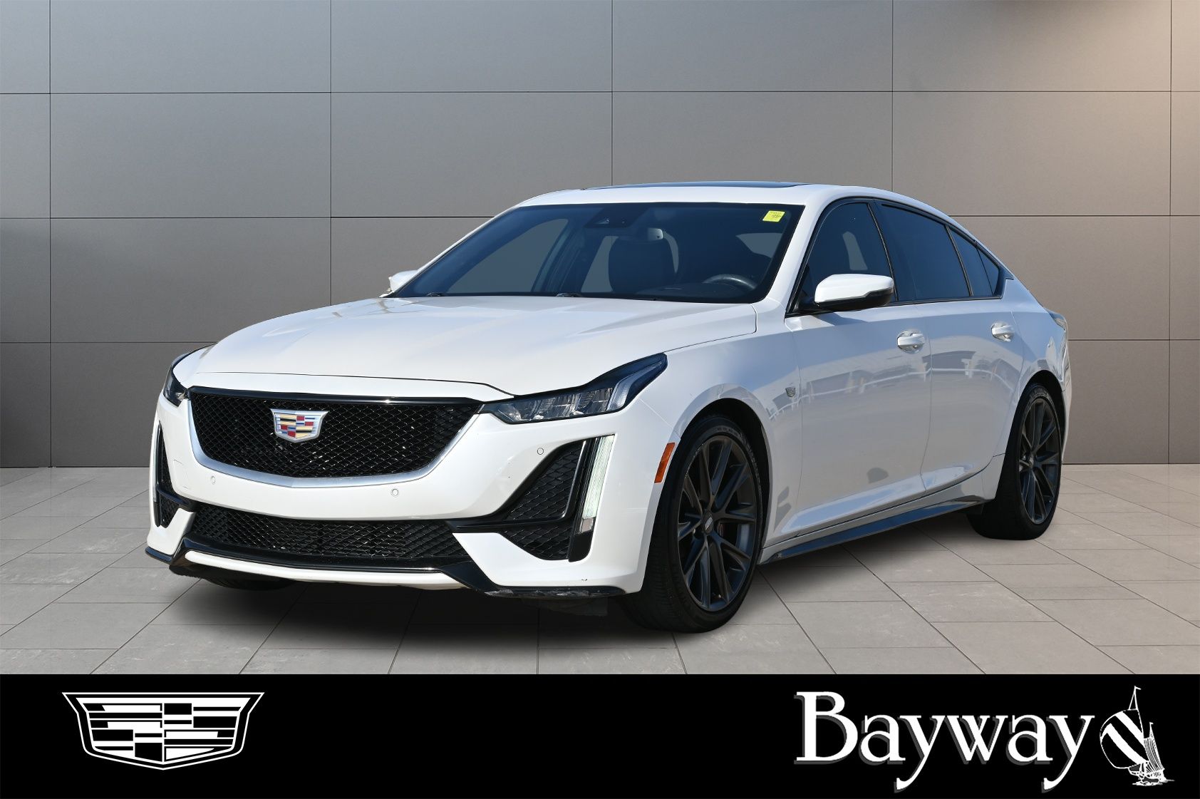 2022 Cadillac CT5 Sport White at Bayshore Chrysler Jeep Dodge Ram