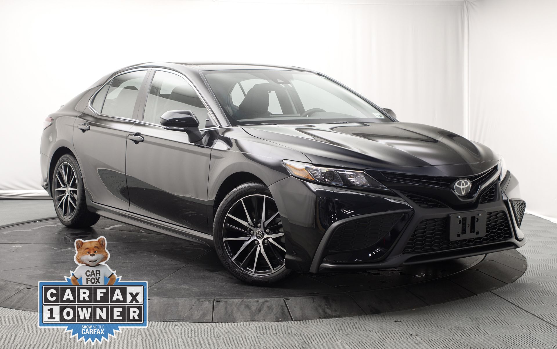 Midnight Black Metallic 2023 Toyota Camry SE AWD Sedan All-Wheel Drive 8-Speed Automatic