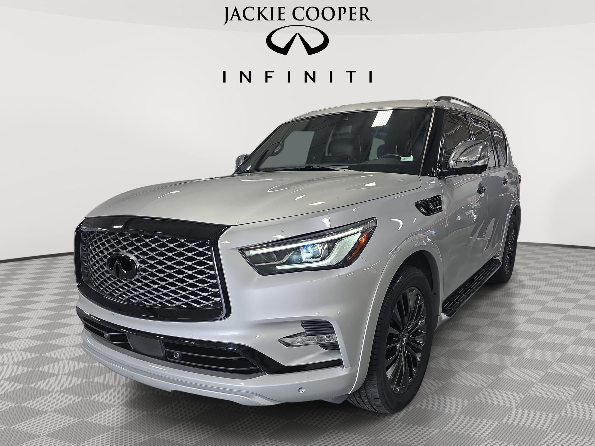 Gray (Liquid Platinum) 2022 INFINITI QX80 Sensory 4WD SUV / Crossover All-Wheel Drive 7-Speed Automatic
