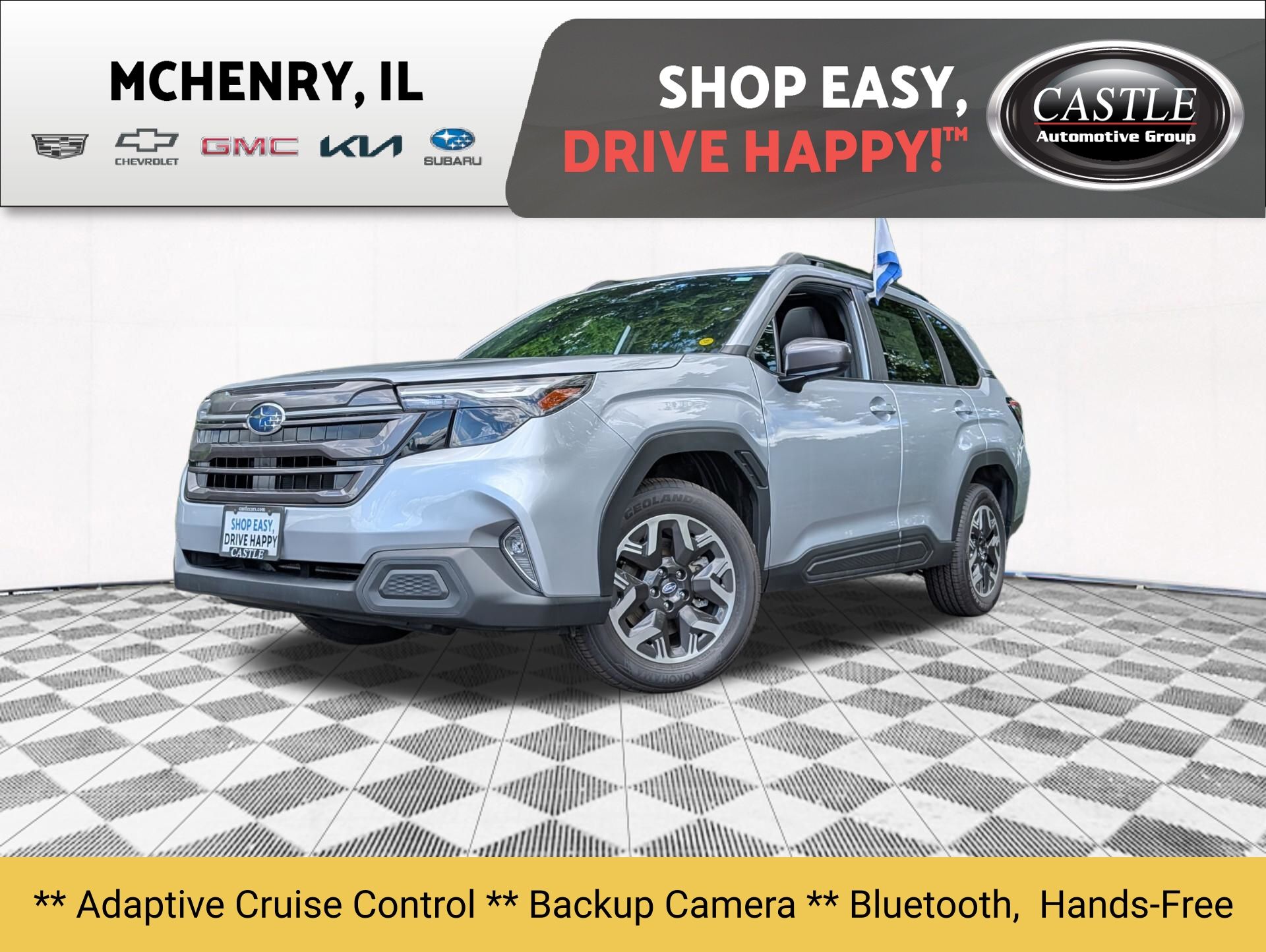 Ice Silver Metallic 2026 Subaru Forester SUV / Crossover All-Wheel Drive Continuously Variable Transmission
