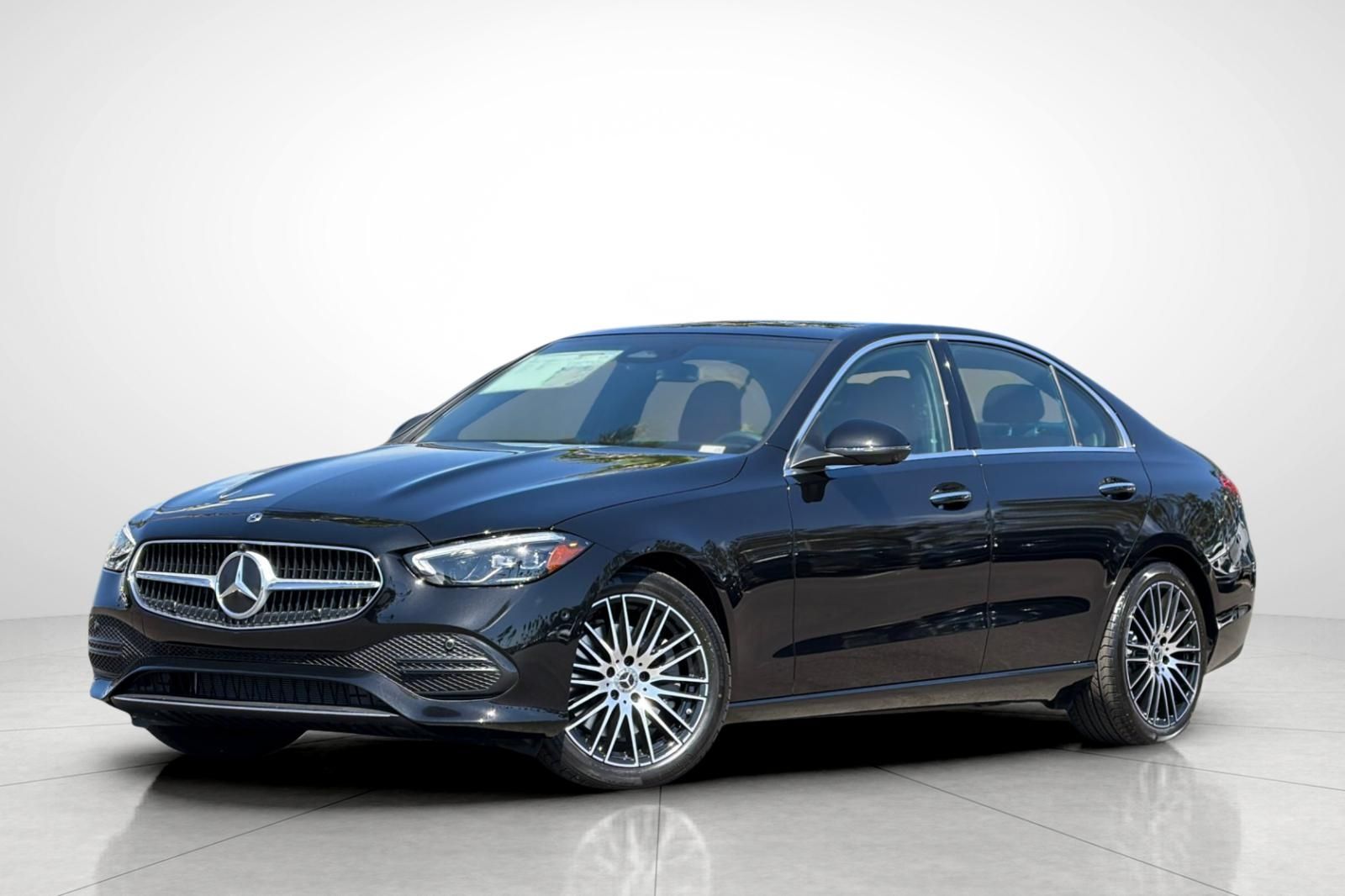 Obsidian Black Metallic 2026 Mercedes-Benz C-Class Sedan Rear-Wheel Drive 9-Speed Automatic