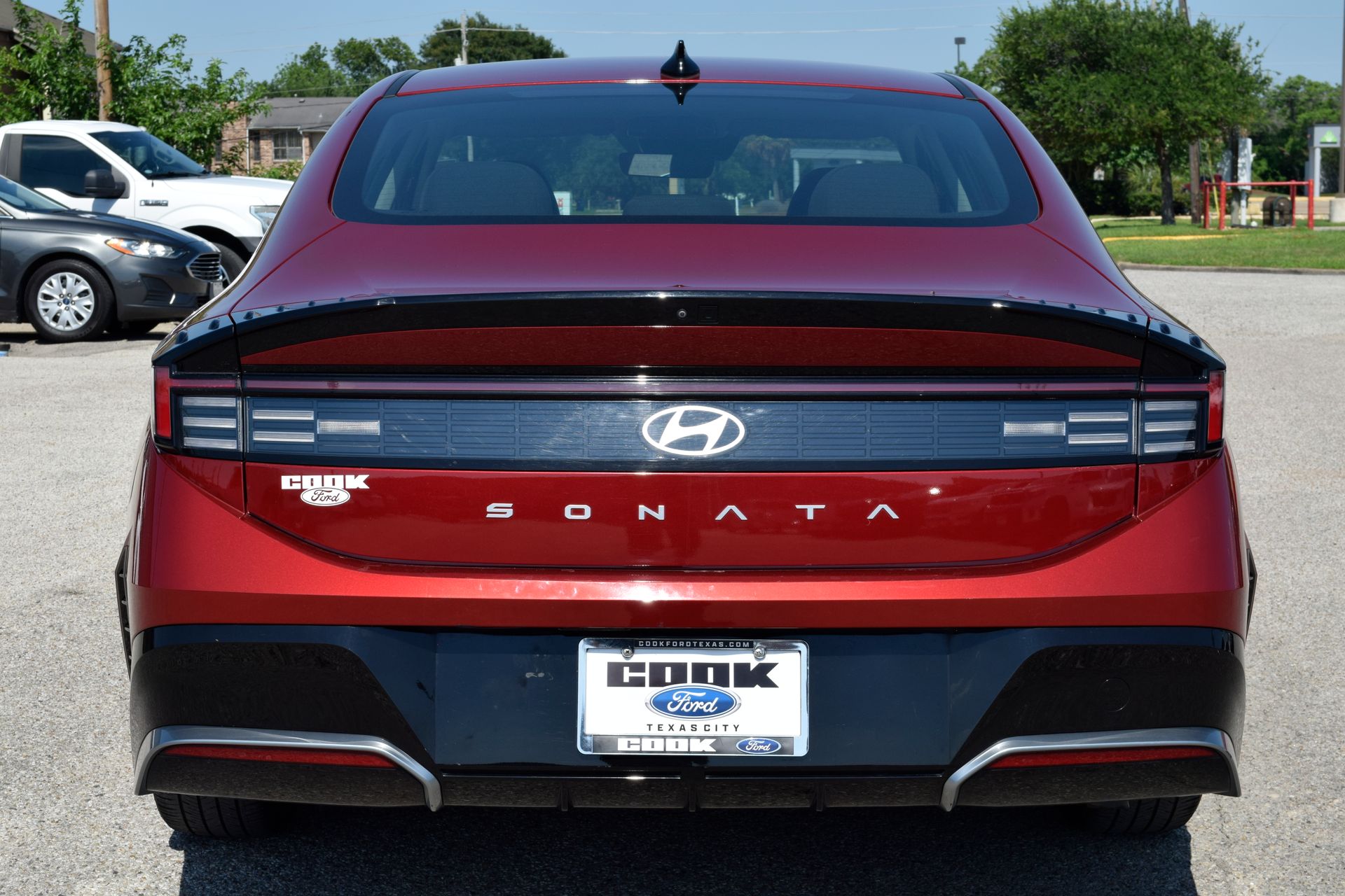 2025 Hyundai Sonata SEL Red at Classic Elite Chevrolet Sugar Land
