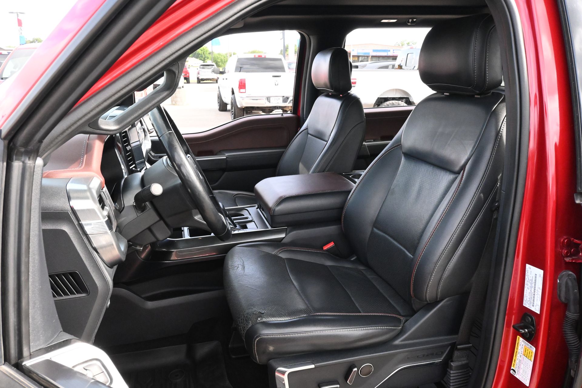 2021 Ford F-150 Lariat Red at Cook Ford