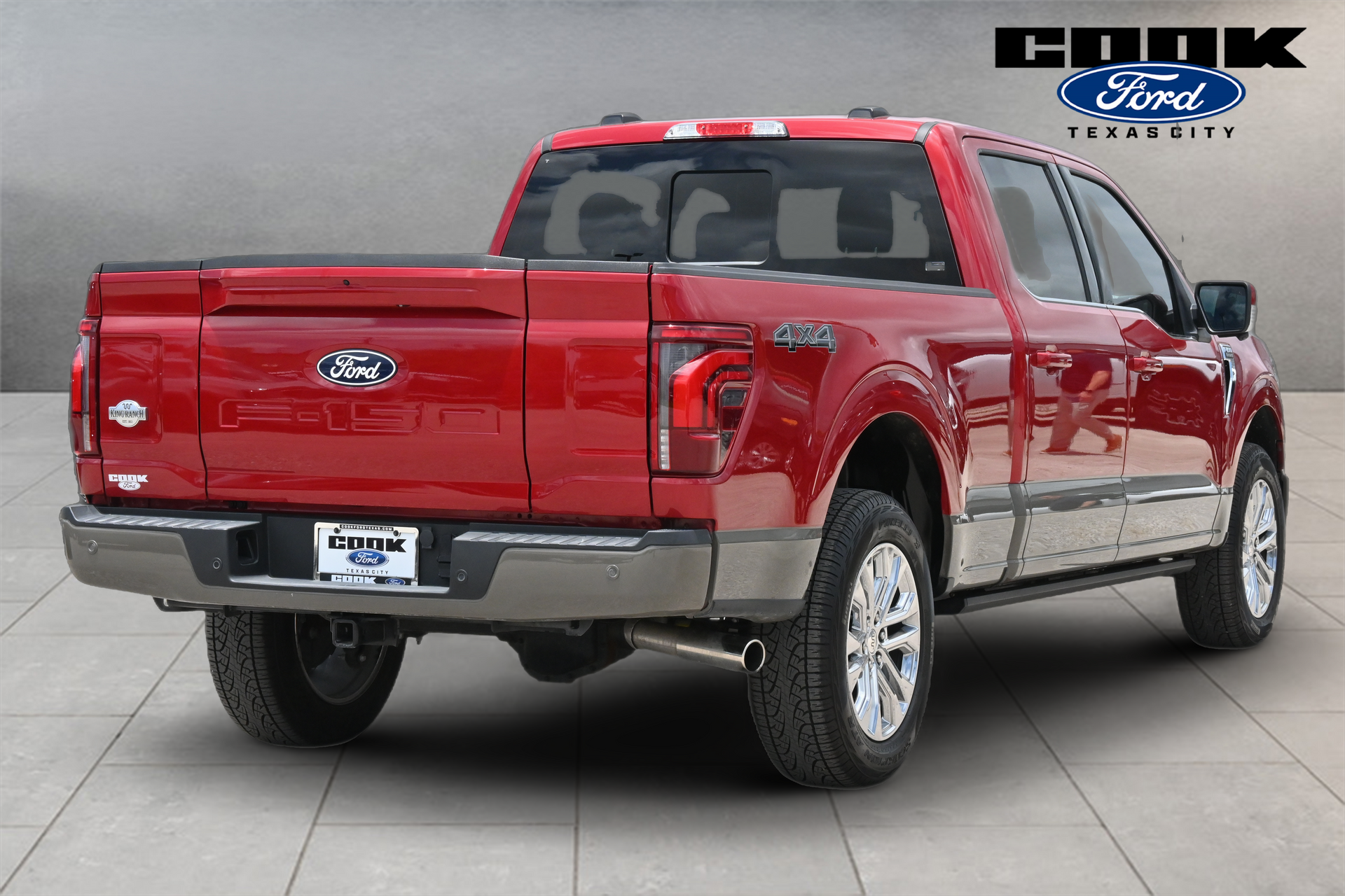 2025 Ford F-150 King Ranch Red at DeMontrond Gulf Freeway