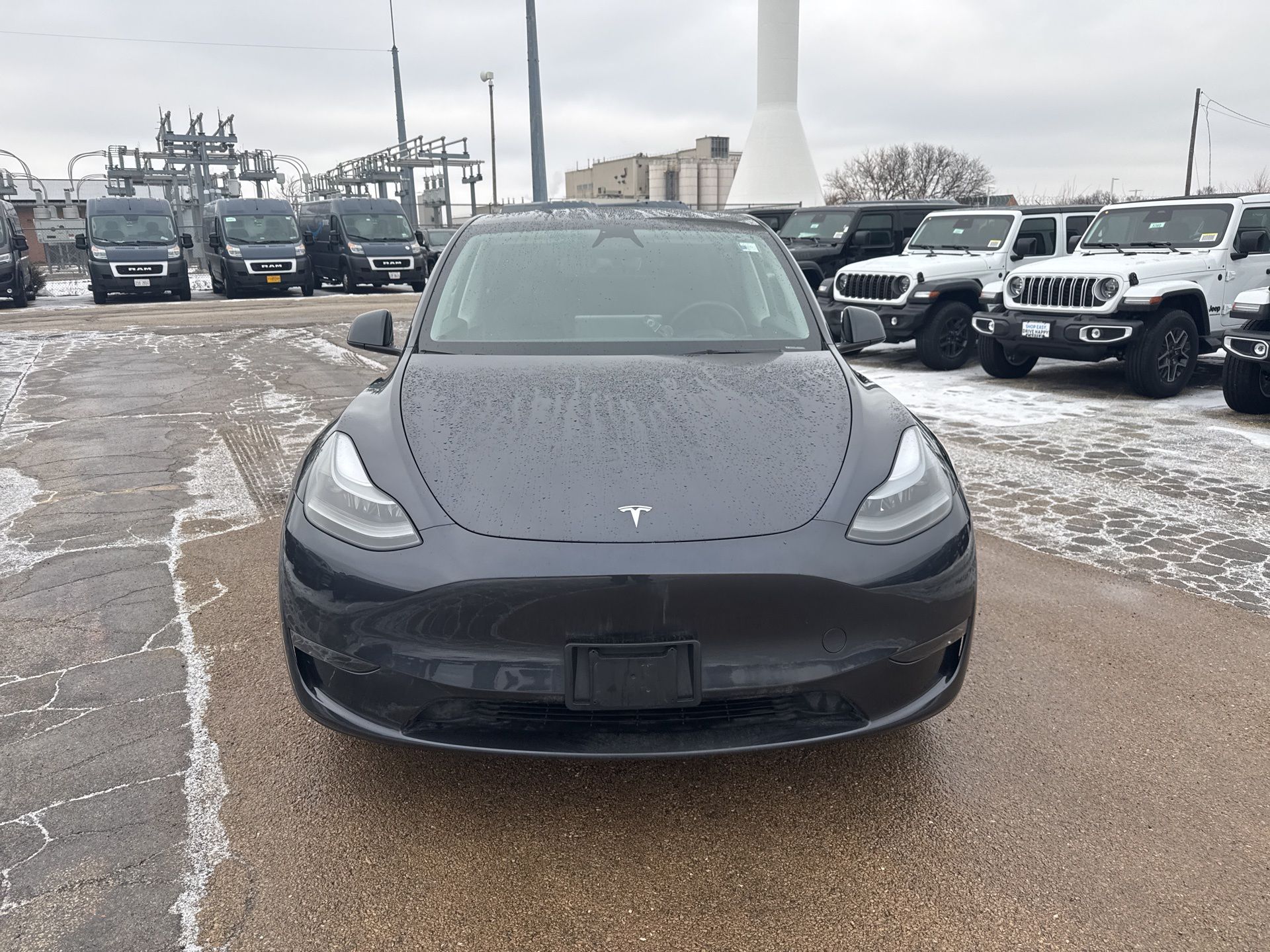 Used 2024 Tesla Model Y Long Range with VIN 7SAYGDEE9RA223677 for sale in Naperville, IL