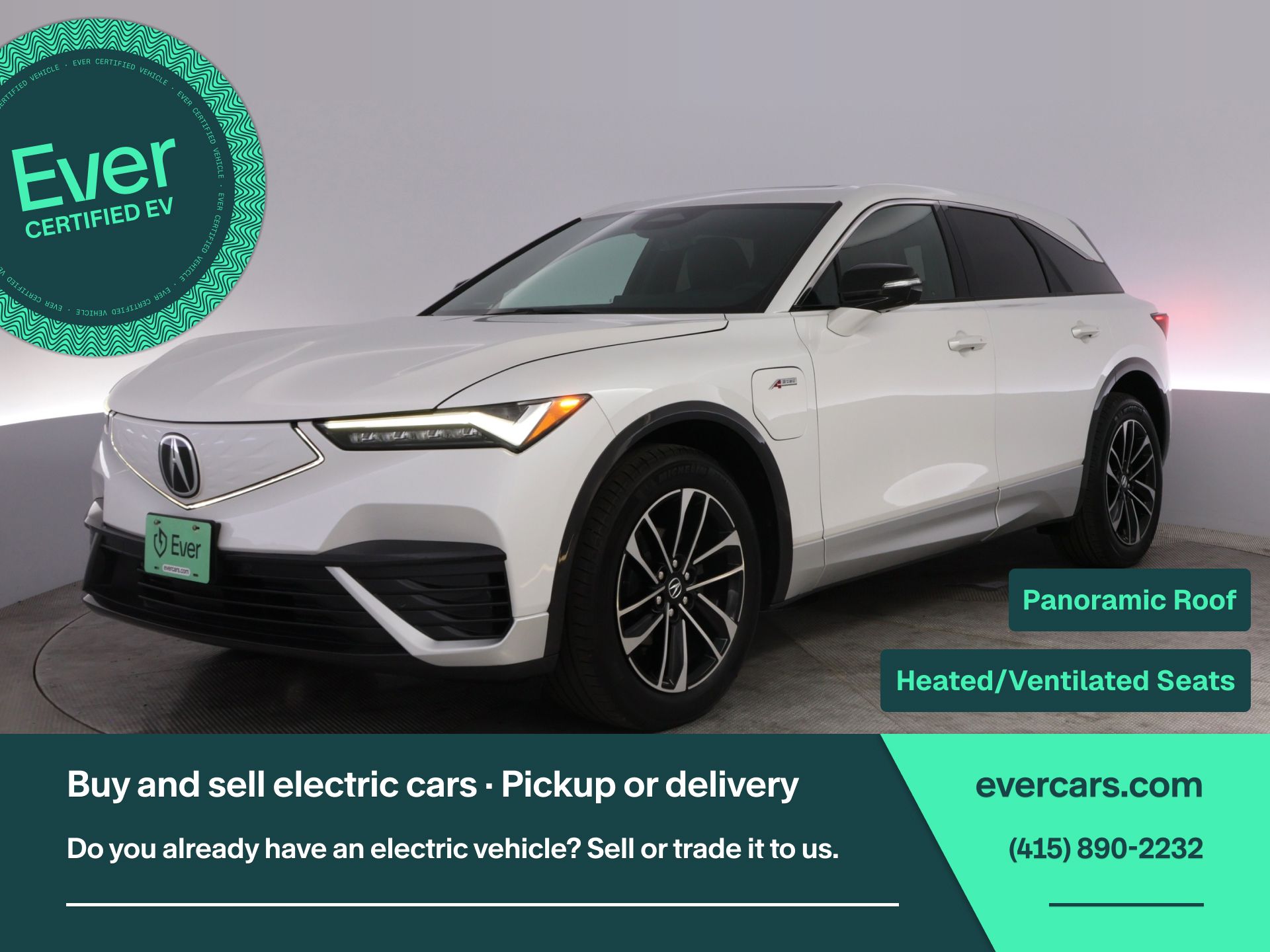 White 2024 Acura ZDX SUV / Crossover Rear-Wheel Drive Automatic