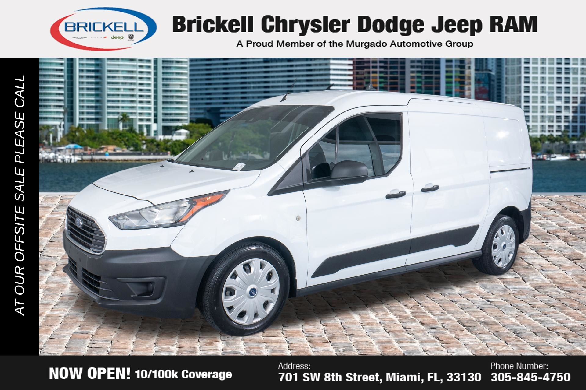 Frozen White 2022 Ford Transit Connect Van Front-Wheel Drive 8-Speed Automatic