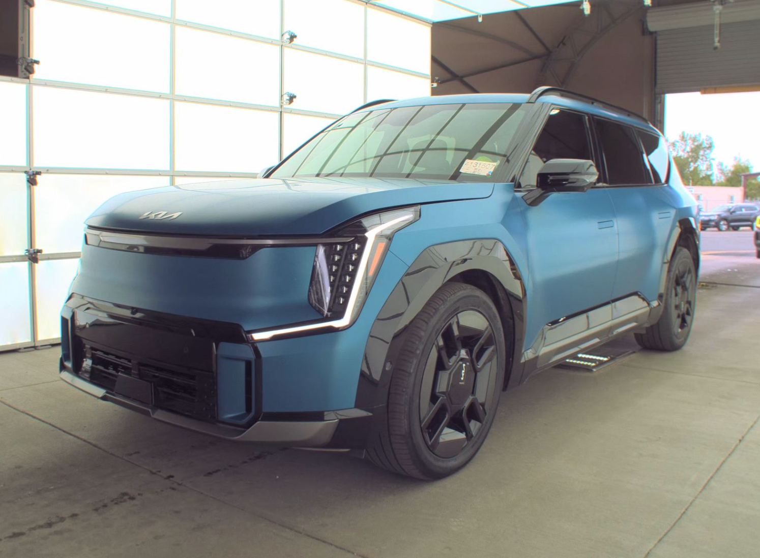 Ocean Blue Matte 2024 Kia EV9 SUV / Crossover All-Wheel Drive 1-Speed Automatic