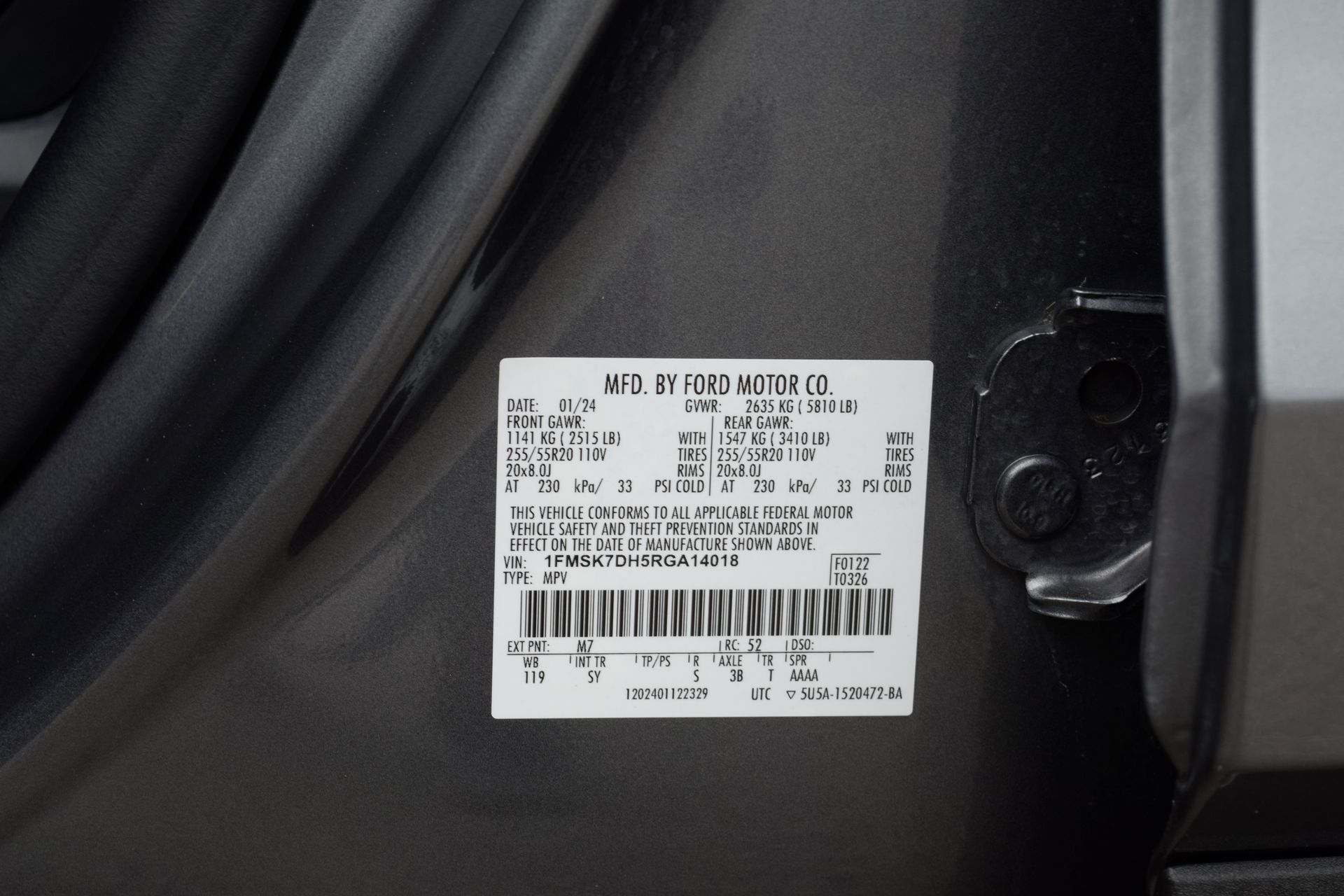 2024 Ford Explorer XLT Gray at Legacy Ford