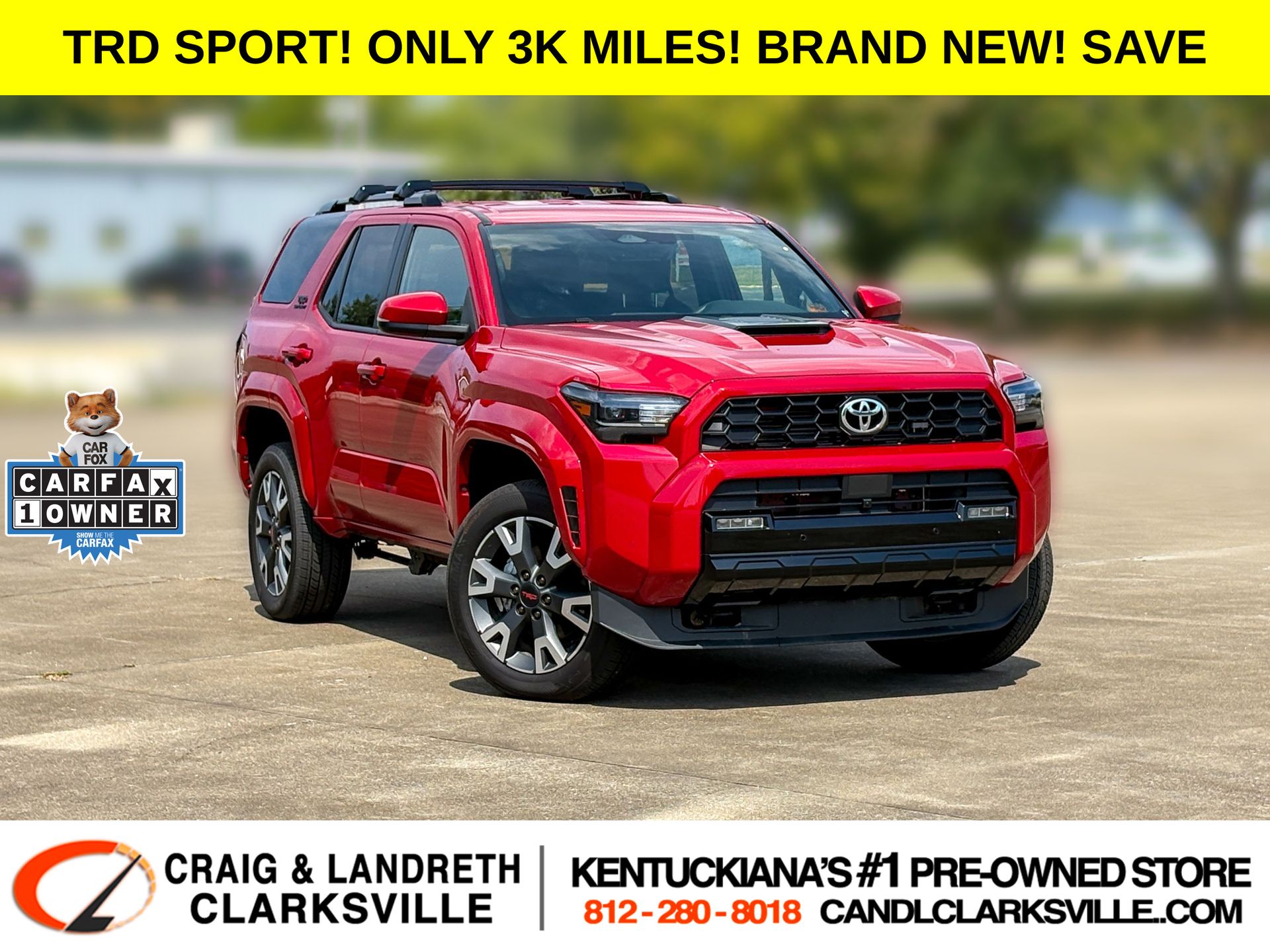 Red 2025 Toyota 4Runner SUV / Crossover Four-Wheel Drive 8-Speed Automatic