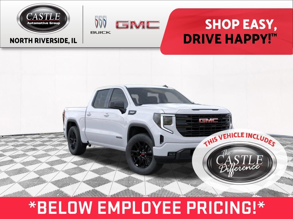 Summit White 2026 GMC Sierra 1500 Pickup Truck Four-Wheel Drive Automatic