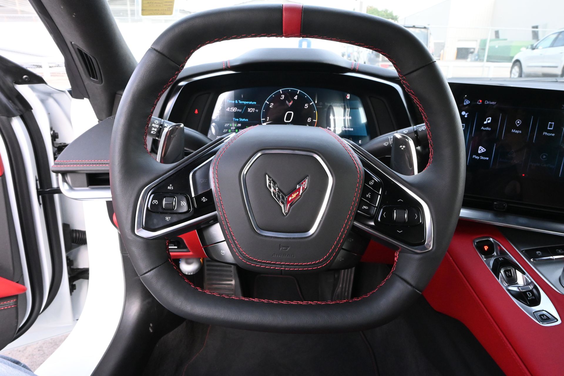 2024 Chevrolet Corvette Stingray White at Central Houston Nissan