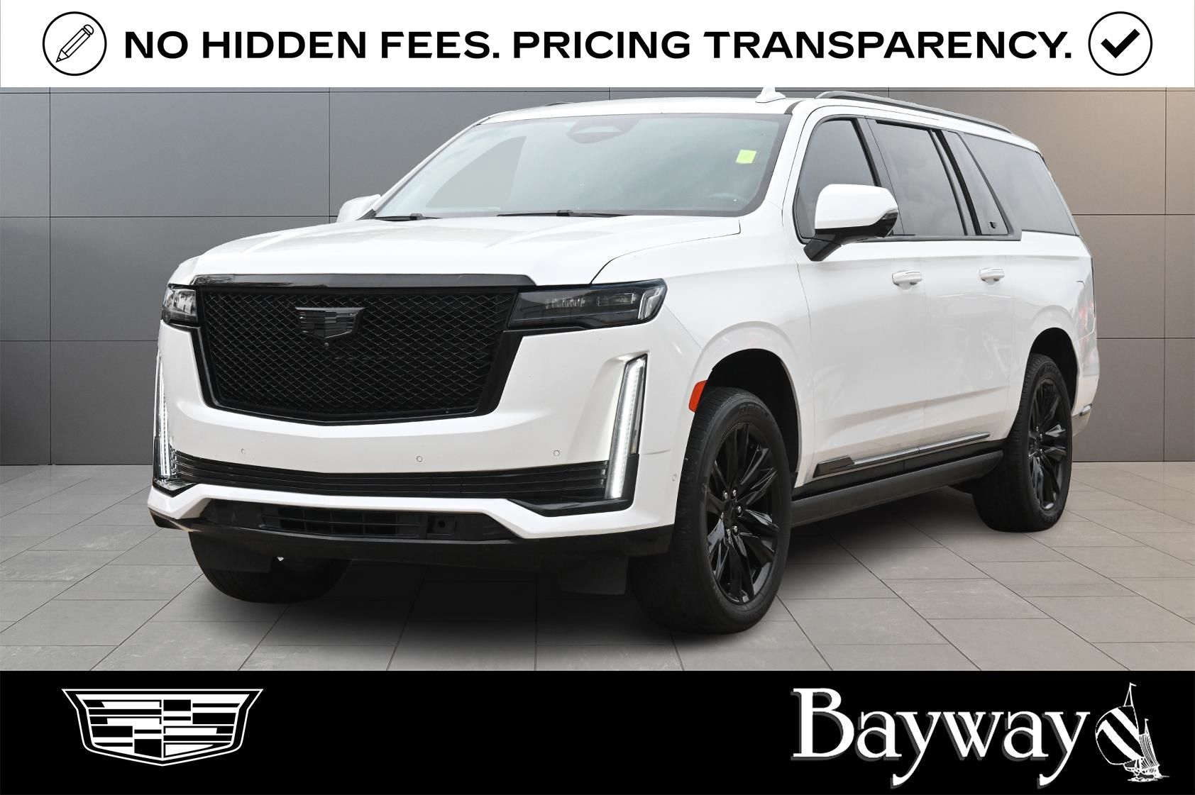2023 Cadillac Escalade ESV Sport White at Bayway Cadillac of The Woodlands