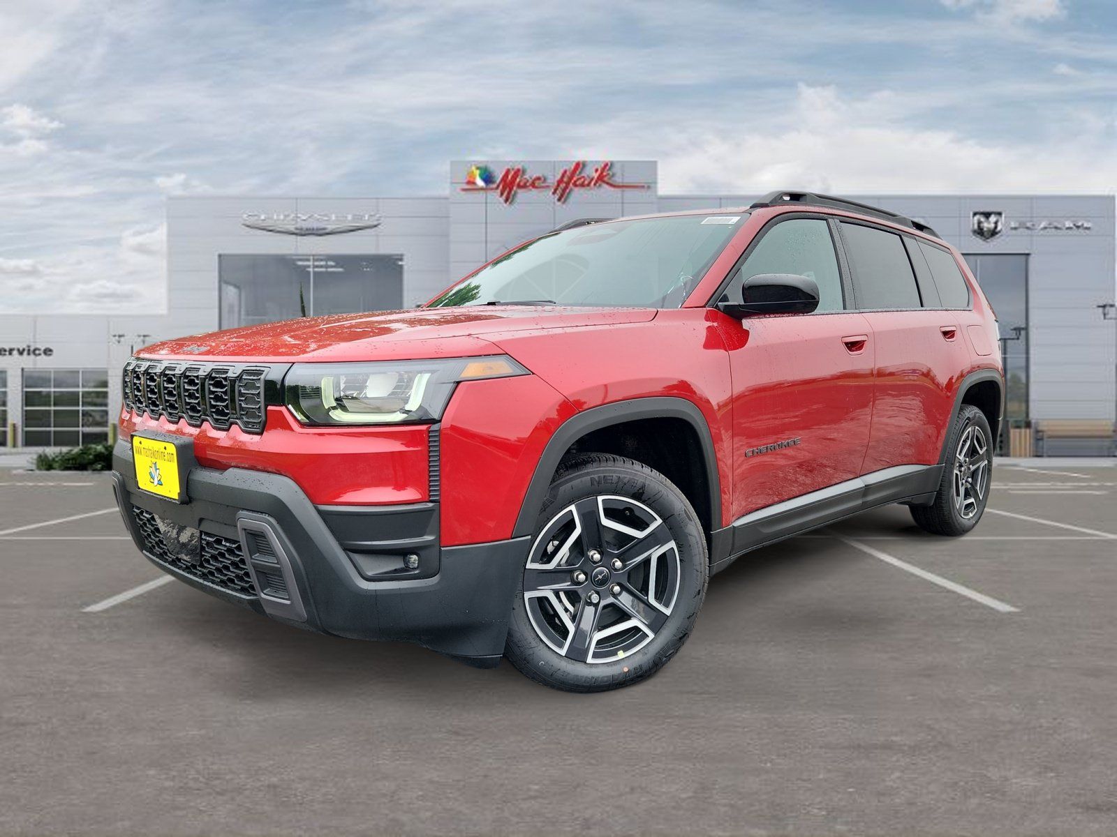 Red Hot Pearlcoat 2026 Jeep Cherokee SUV / Crossover Four-Wheel Drive Continuously Variable Transmission