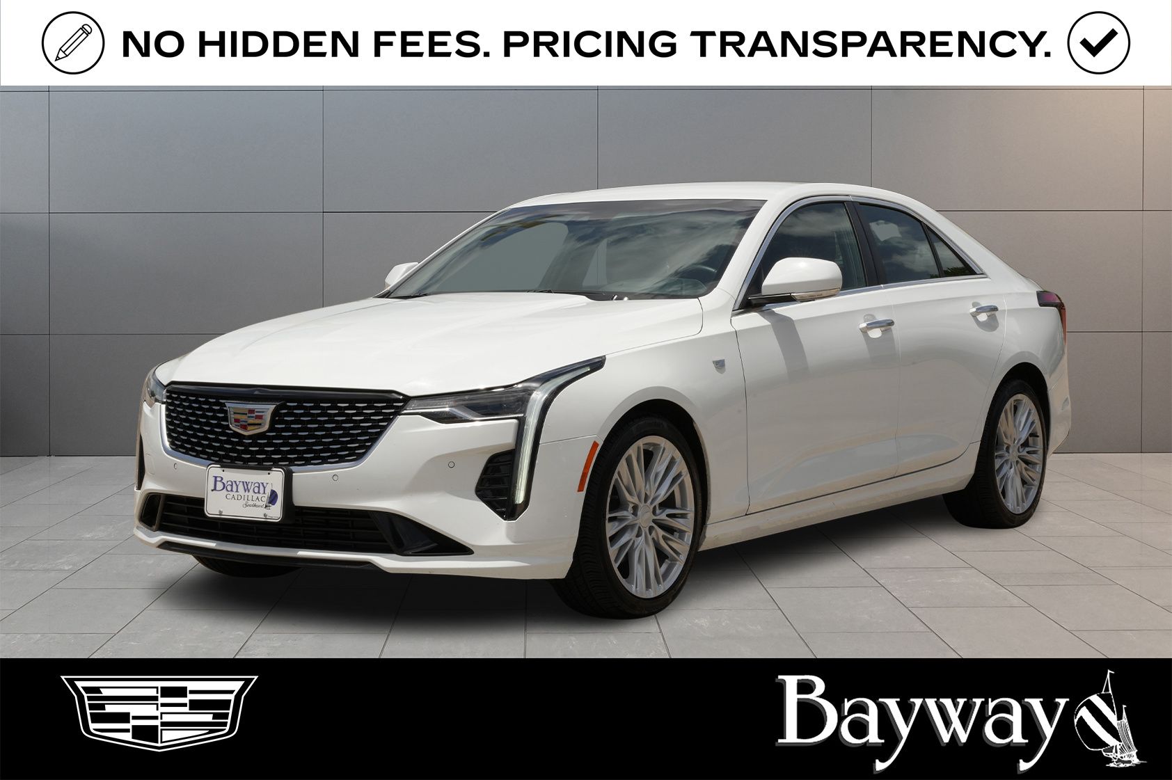 2026 Cadillac CT4 Premium Luxury White at Classic Elite Chevrolet Sugar Land