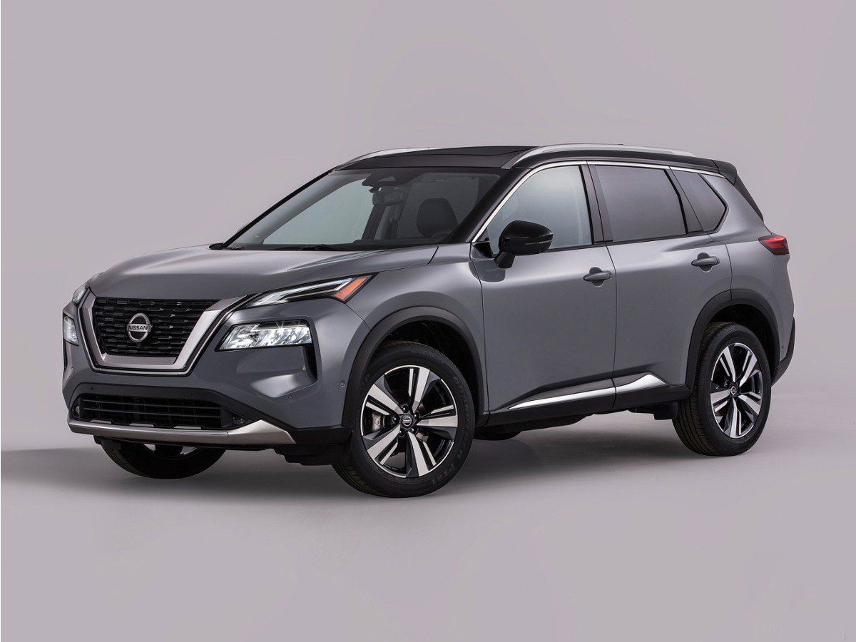 Pearl White Tricoat 2021 Nissan Rogue SV FWD SUV / Crossover Front-Wheel Drive Continuously Variable Transmission