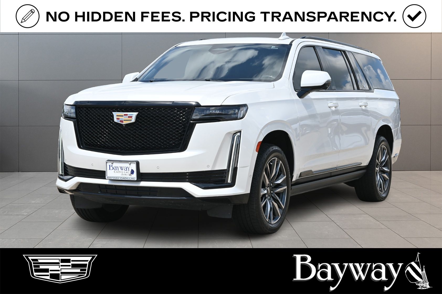 2021 Cadillac Escalade ESV Sport Platinum White at Bayway Cadillac of The Woodlands
